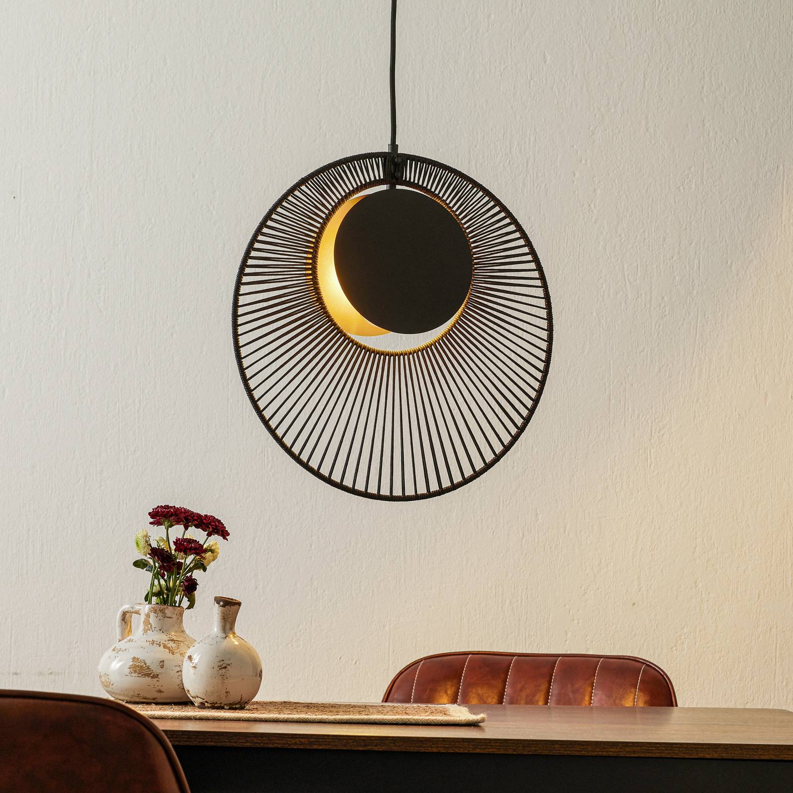 Forestier Oyster -design-riippuvalaisin, musta