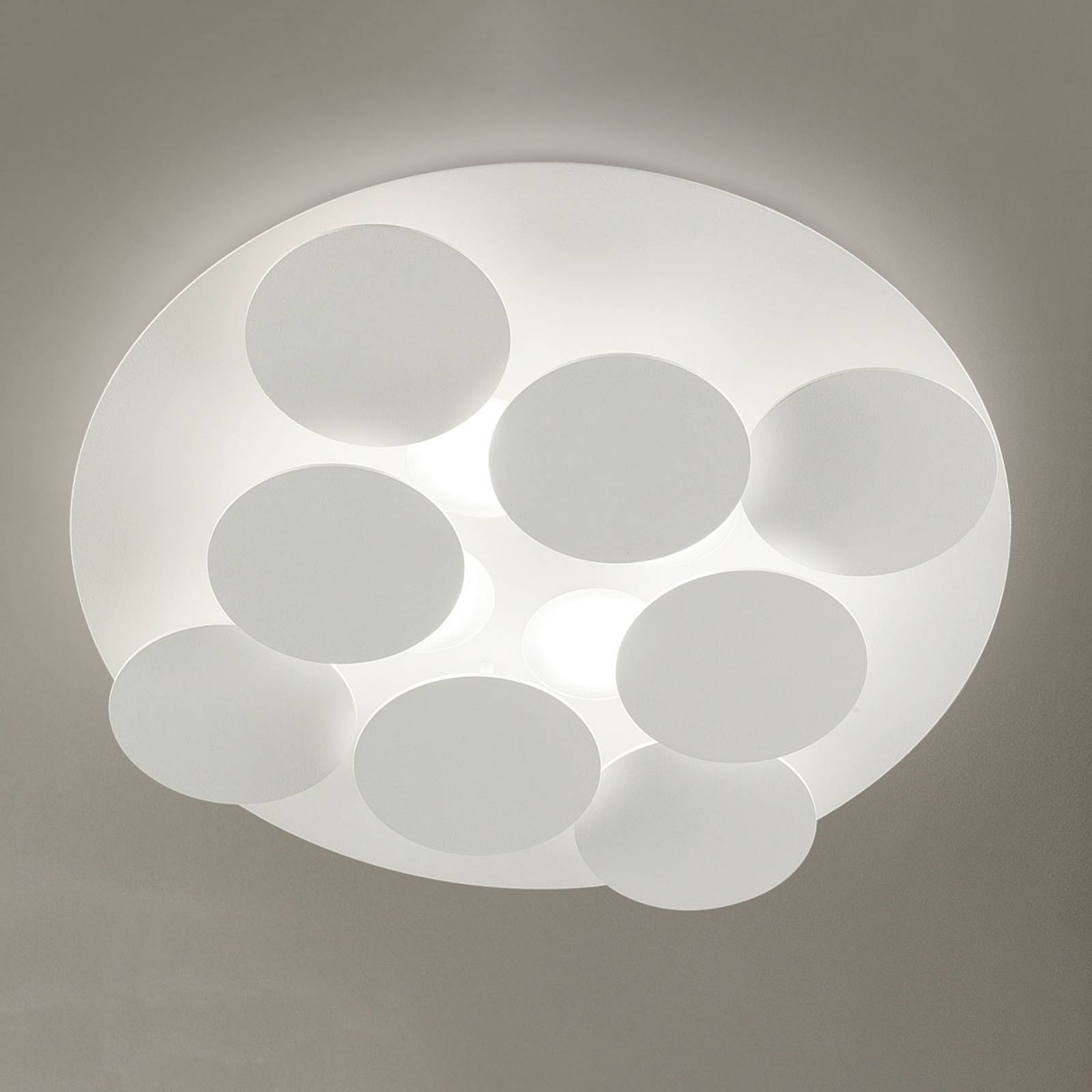 Lumenvalk. LED-kattovalaisin Nuvola, säädettävä