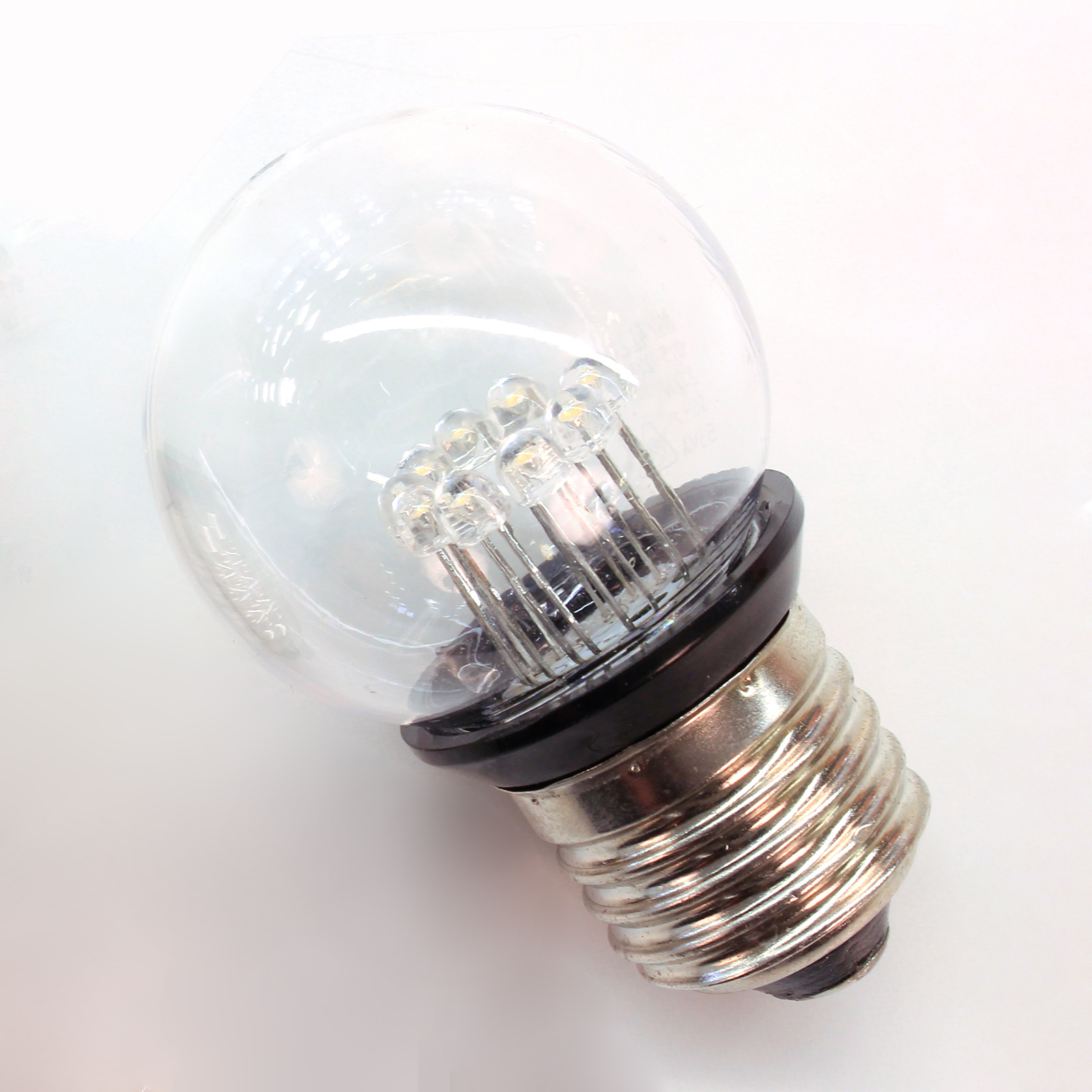 E27 0,85 W LED-lamppu Deco Golf Ball 2, kirkas