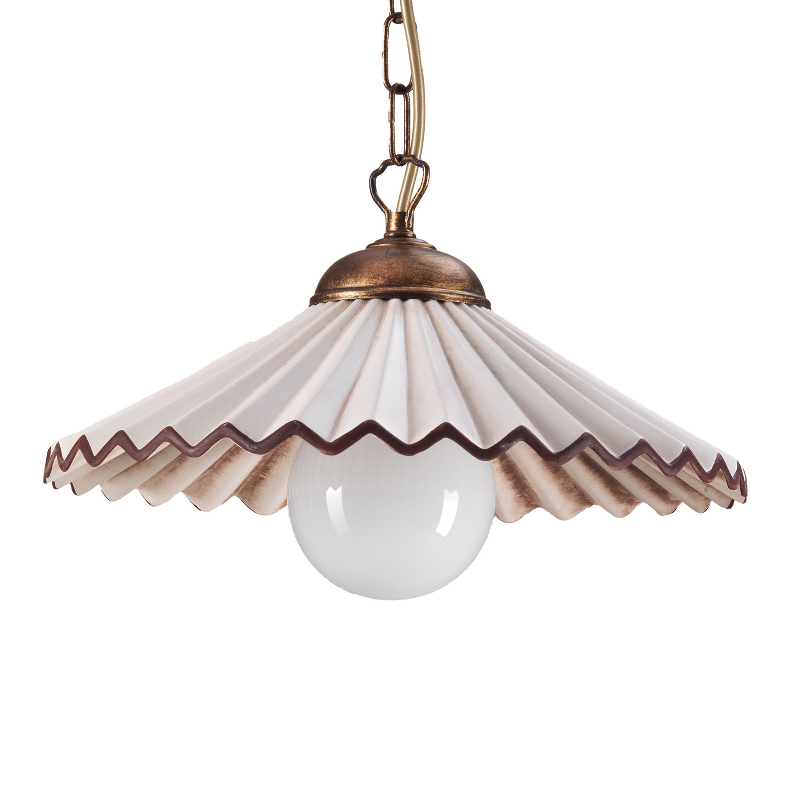 Riippuvalo Rosina 1-lamp. vaaleanpunainen/pronssi