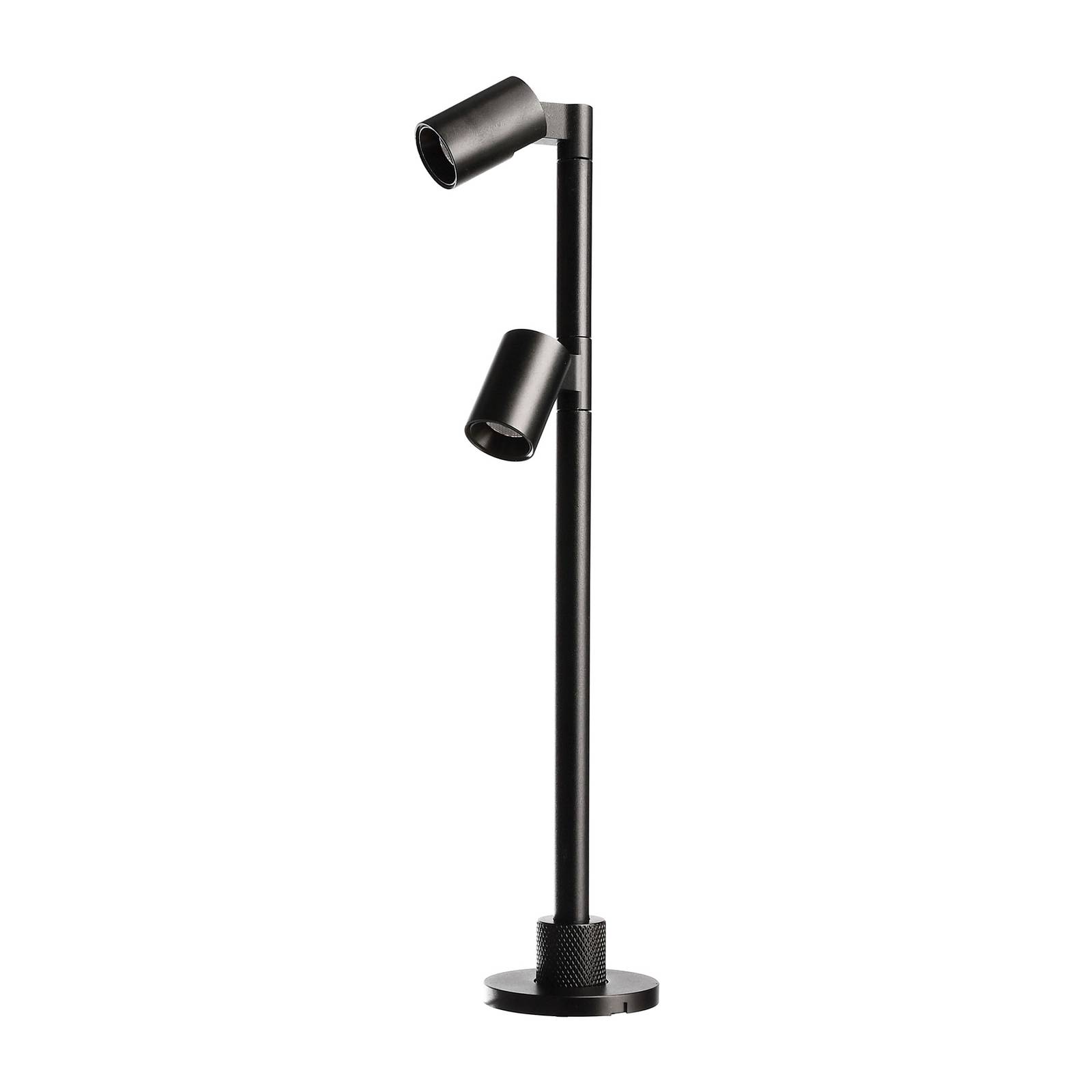 LED-display-valaisin Herculis double 3 000 K musta