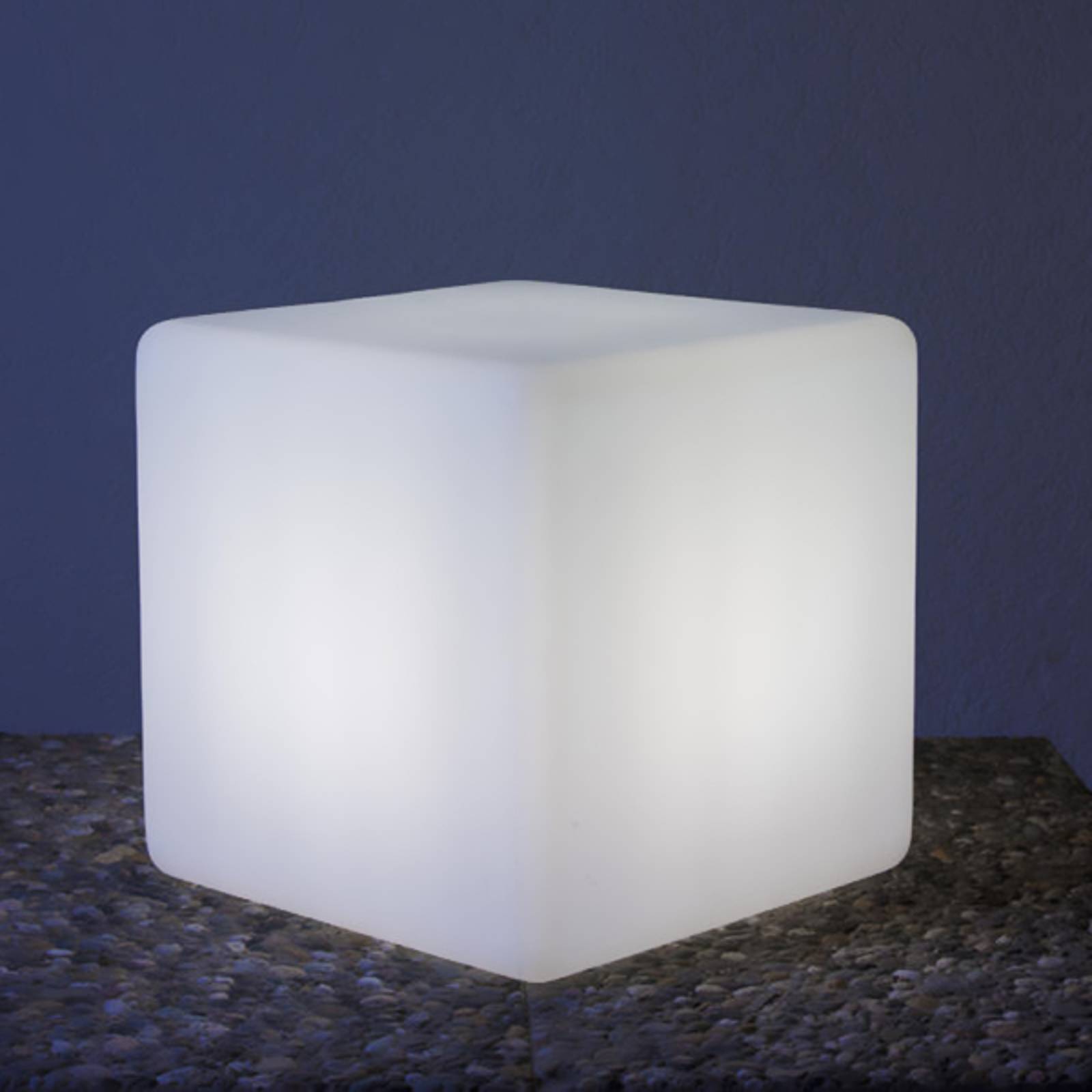 Korkealuokkainen Cube-kuutiovalaisin, 35 cm