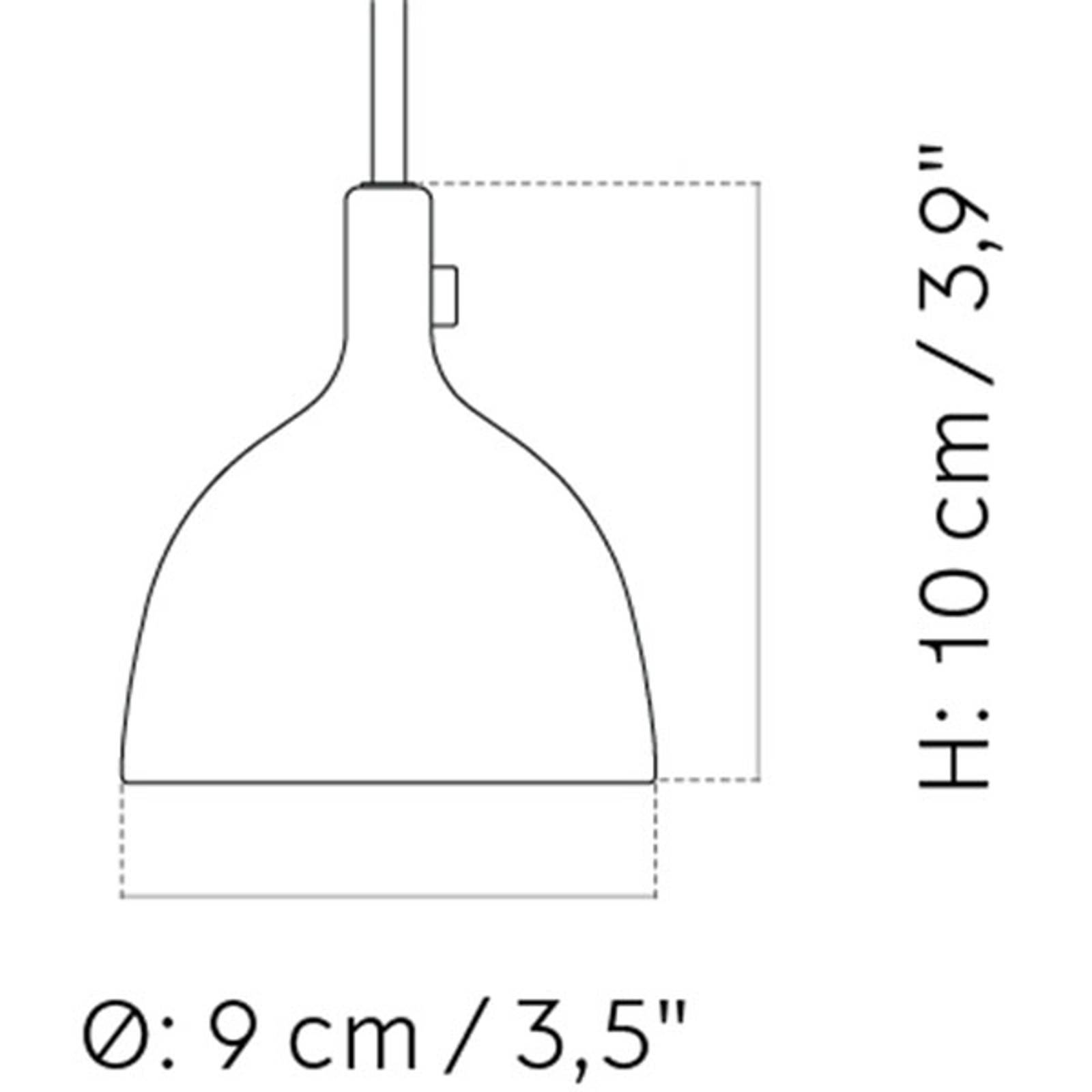 Menu Cast LED-riippuvalaisin, musta, Shape 2