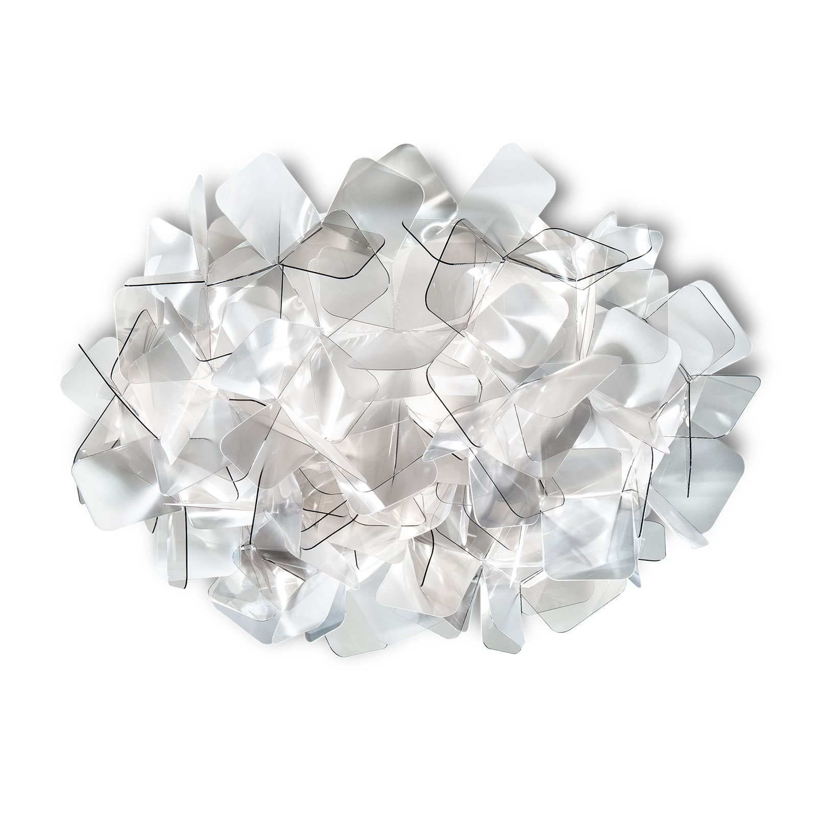 Slamp Clizia -kattovalaisin, Ø 32 cm, fumé