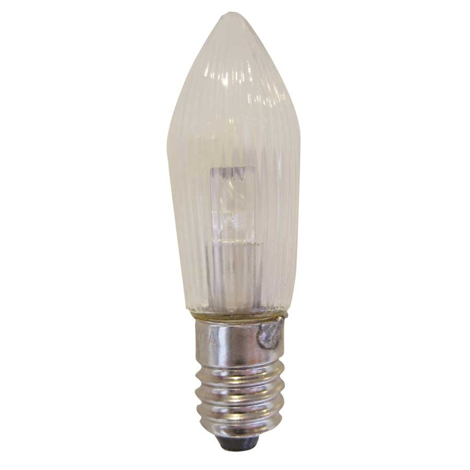 E10 0,1W 10-55V -LED-varalamput 3 kpl, kynttilä