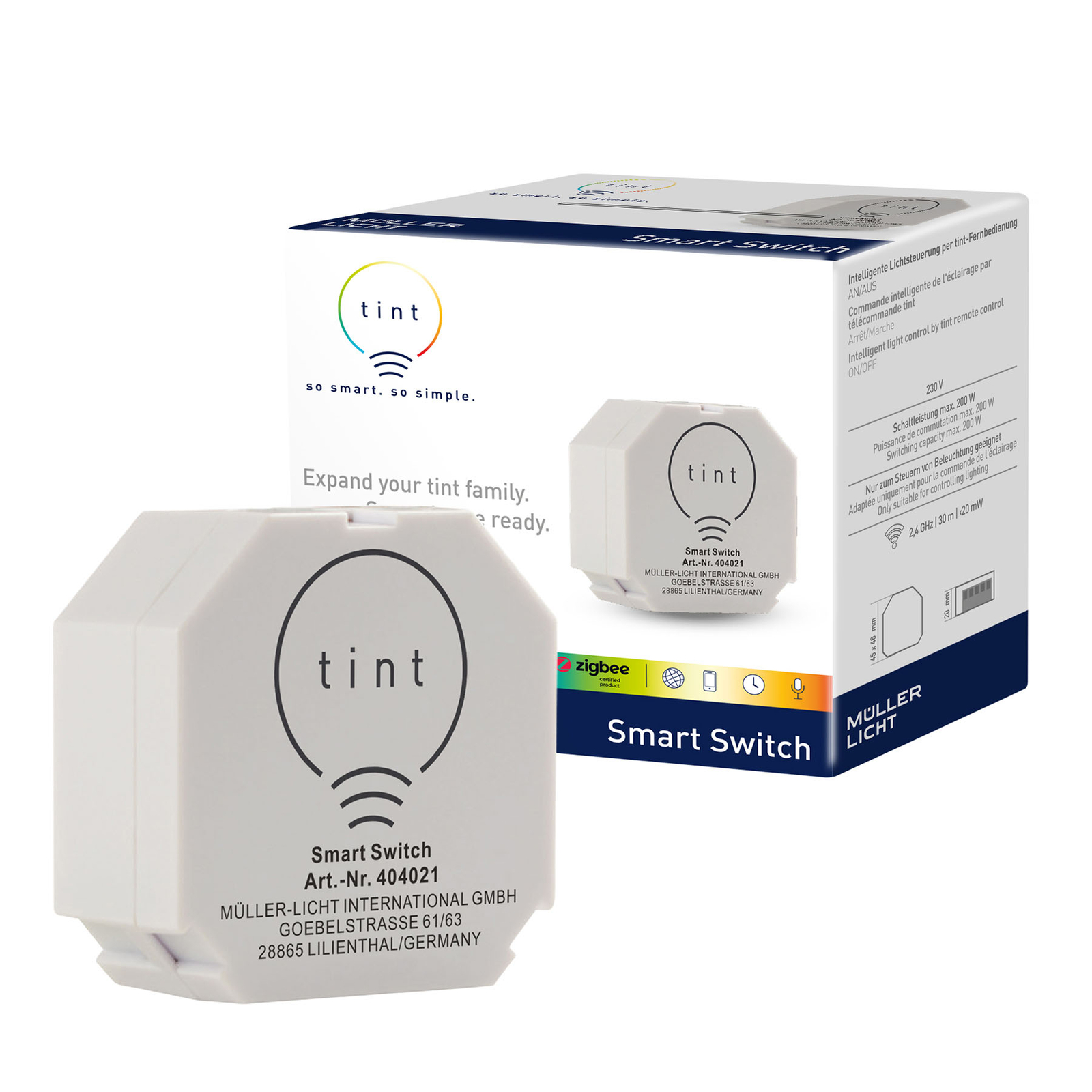 Müller Licht tint Smart Switch