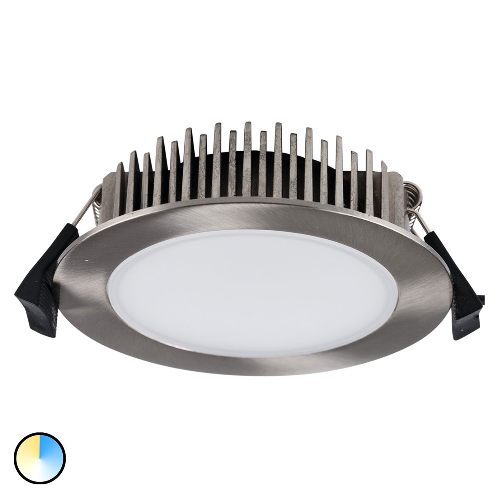 LED-uppokohdevalaisin Lino 3000K-5700K 13W nikkeli