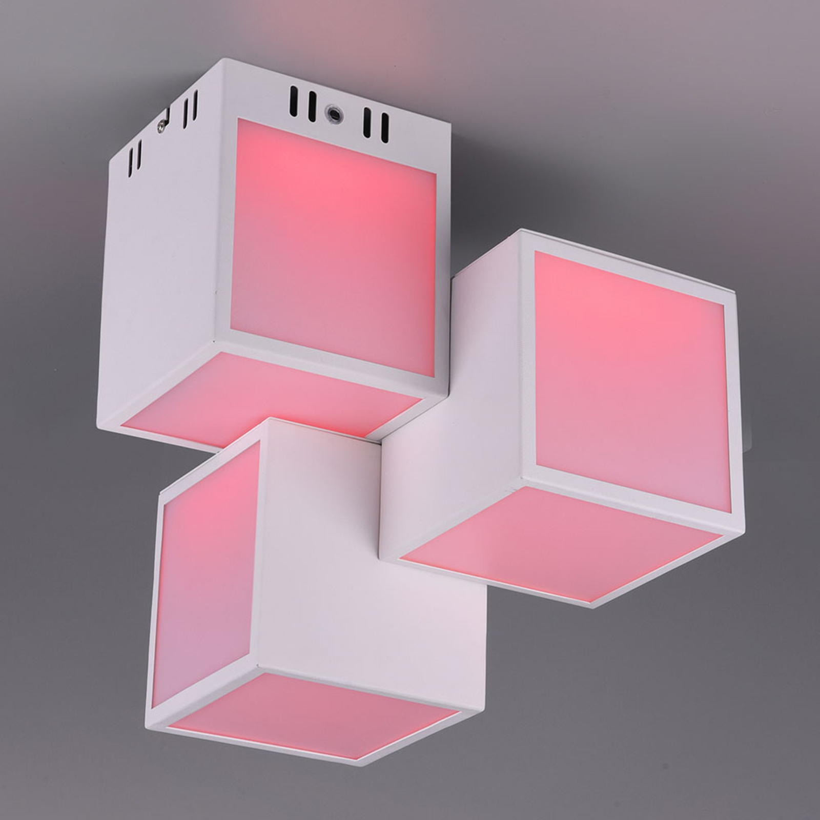 Trio WiZ Oscar LED-kattovalo 30x30cm, valkoinen