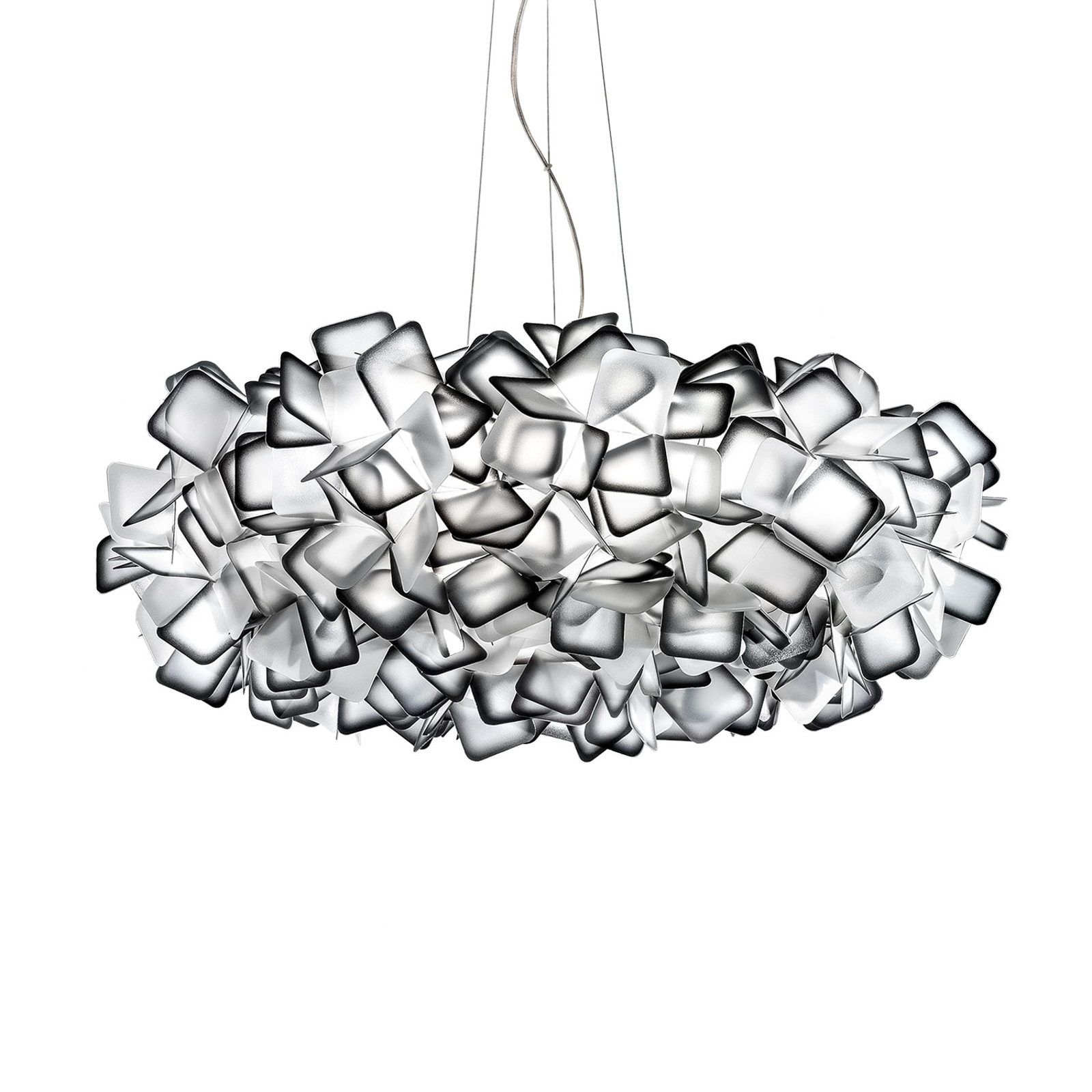 Slamp Clizia -riippuvalaisin, Ø 78 cm, musta
