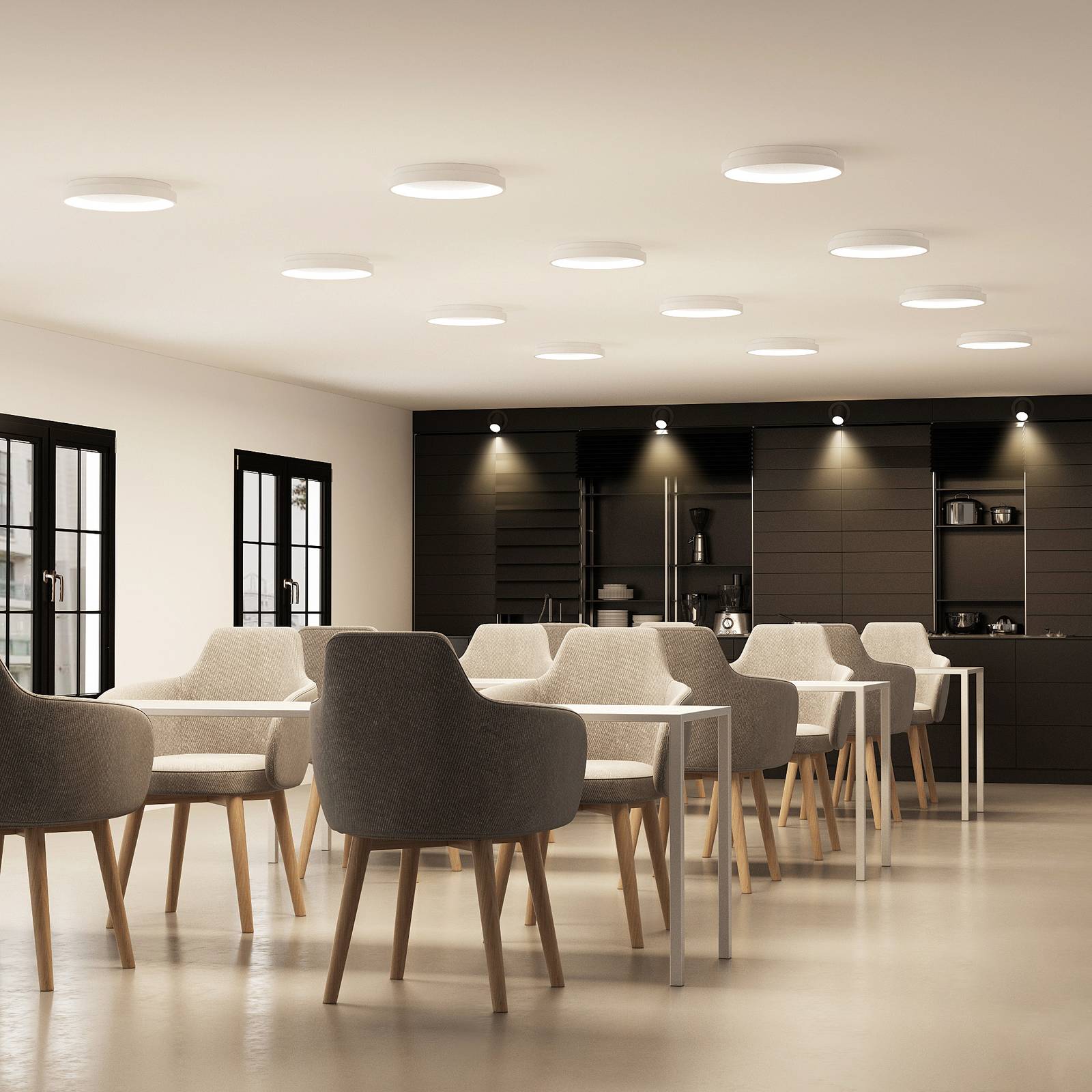 Arcchio Vivy -LED-kattovalaisin, 38 cm