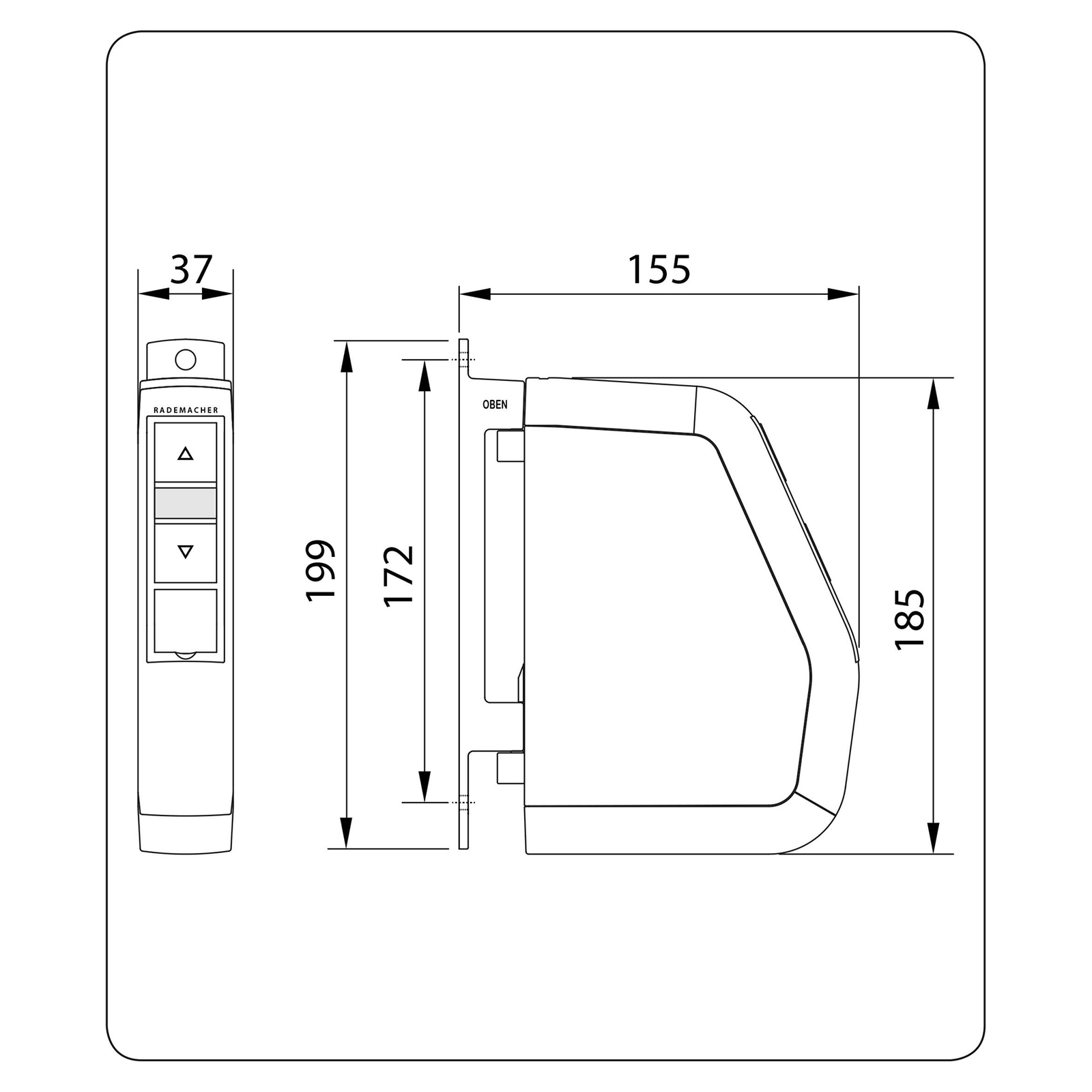 Rademacher RolloTron Comfort Mini -kääntökelain
