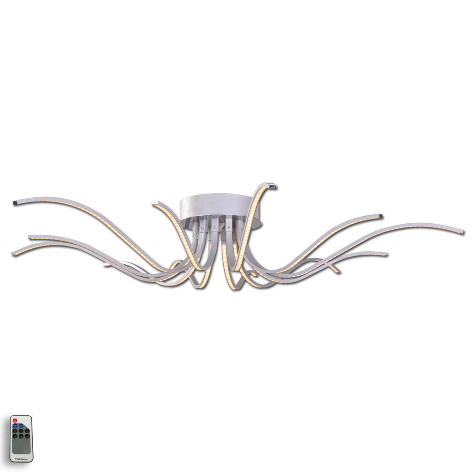 LED-kattovalaisin Lumenos, alumiinia
