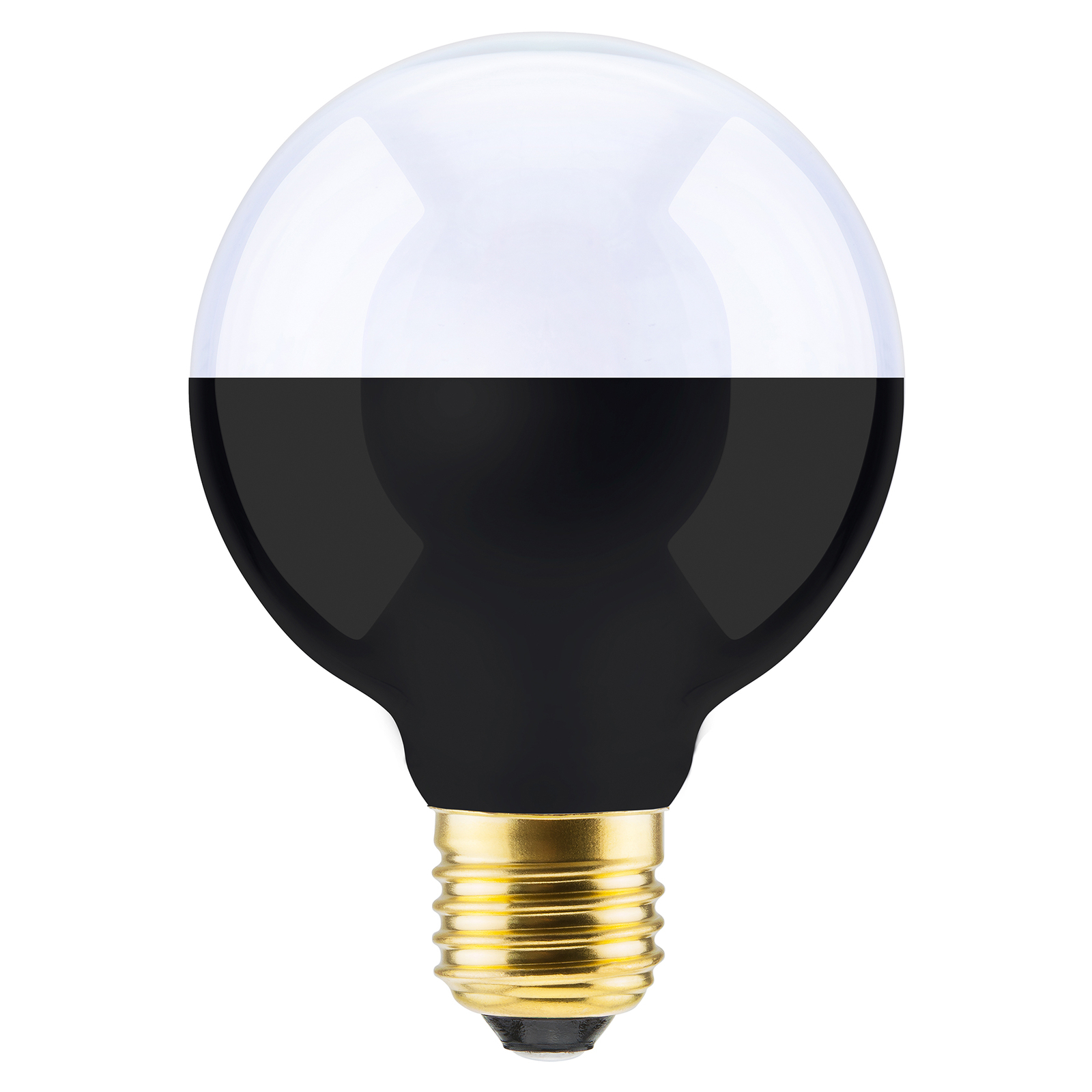 SEGULA LED-Globe G80 E27 6W Bottom Mirror musta