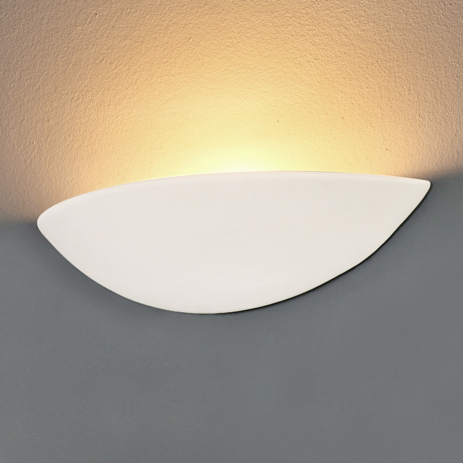 PALE-LED-kipsiseinävalaisin, maalattava