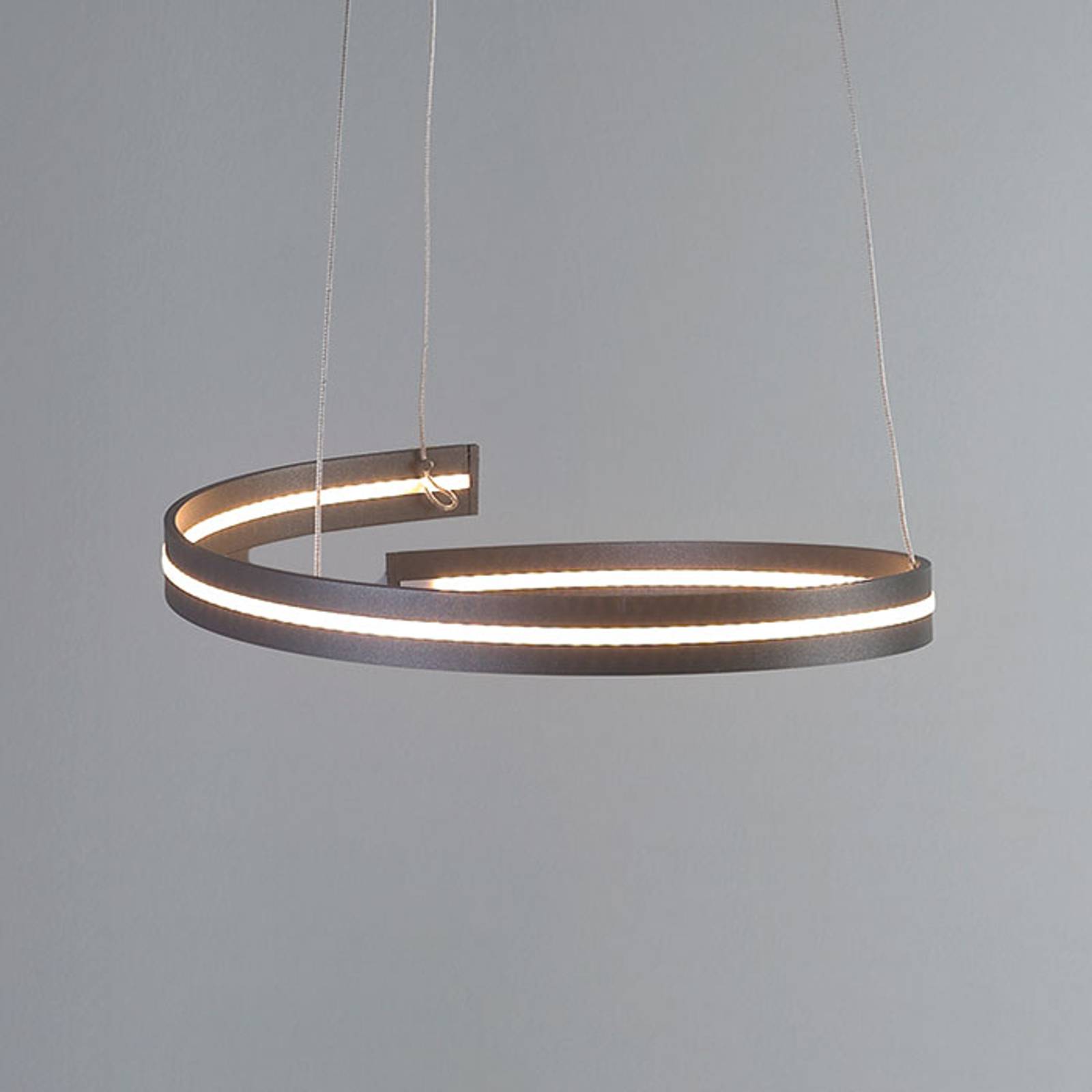 Bopp Break - LED-riippuvalaisin, 40cm, antrasiitti