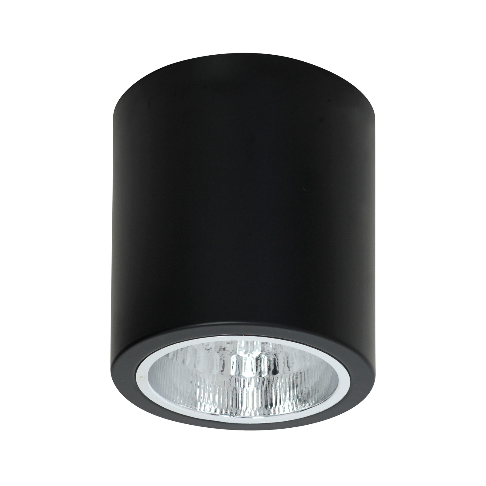 Kattokohdevalo Downlight round, musta, Ø 13,3 cm
