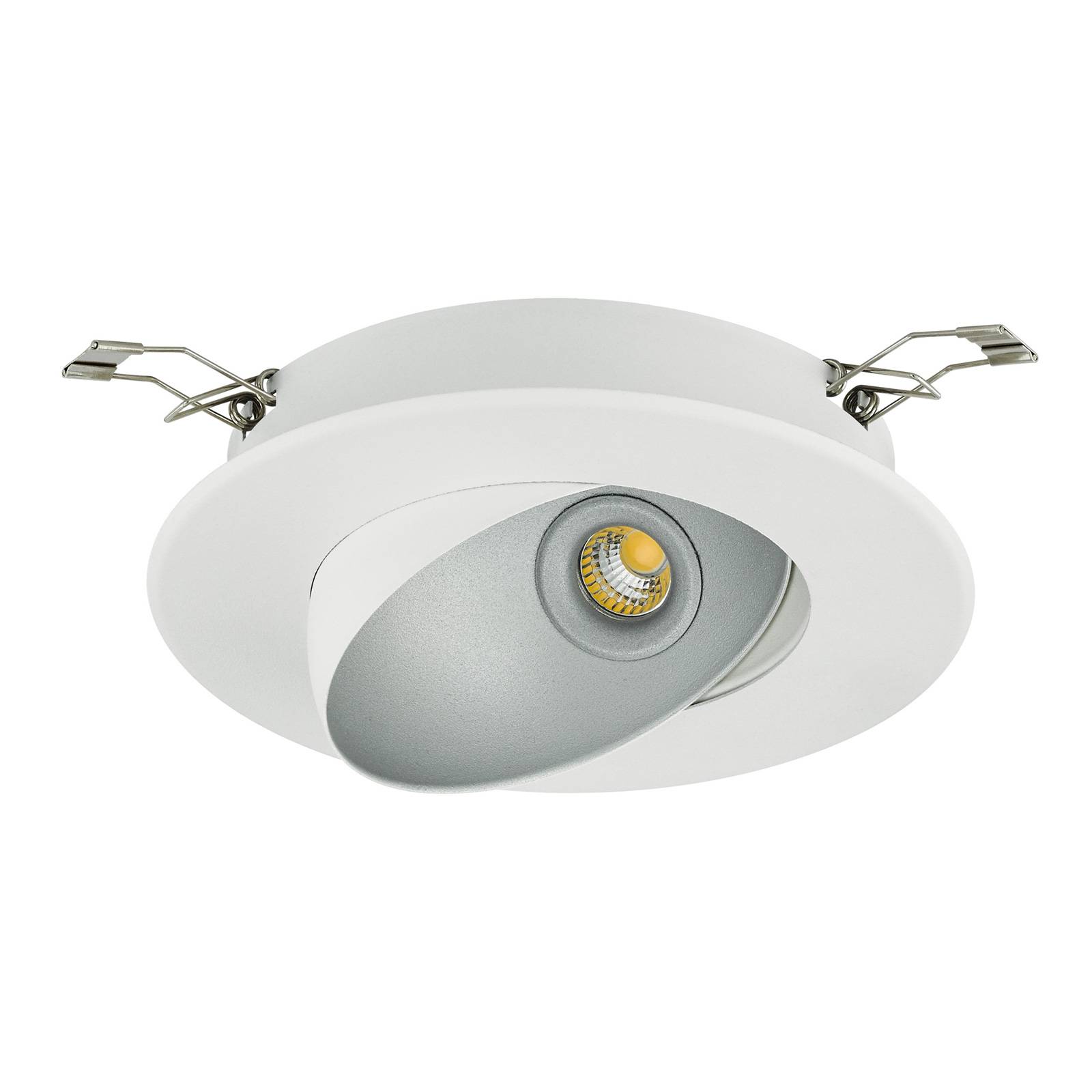 LED-kohdevalaisin Ronzano 1, valkoinen-hopea