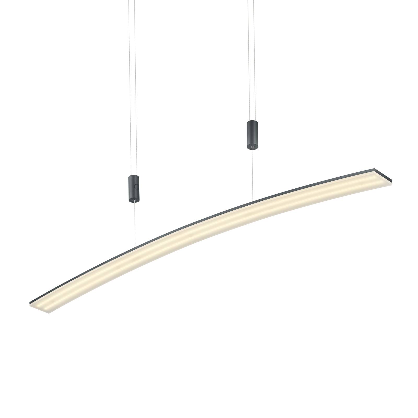 B-Leuchten New Loire LED-riippuvalo, antrasiitti