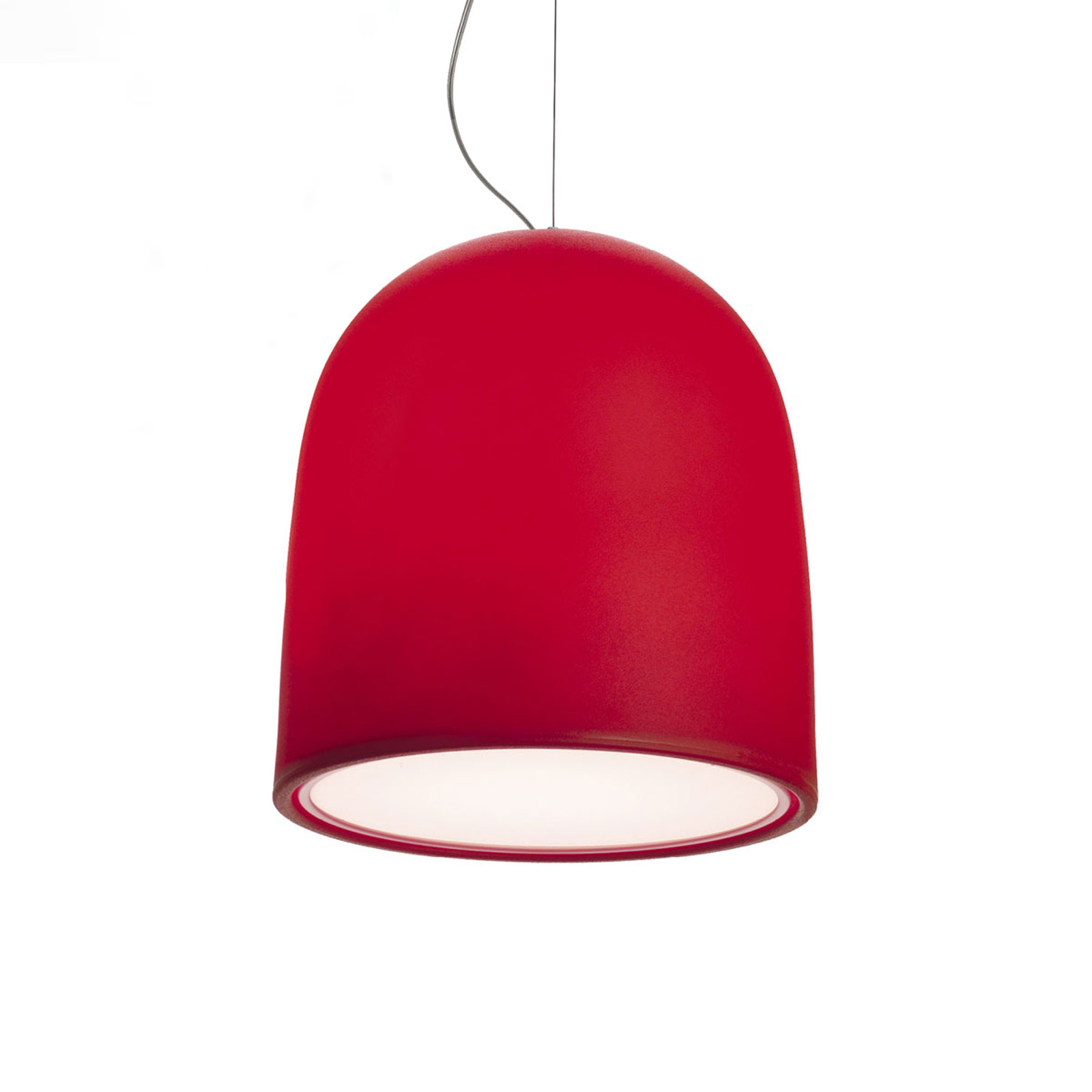 Modo Luce Campanone riippuvalo, Ø 33 cm, punainen