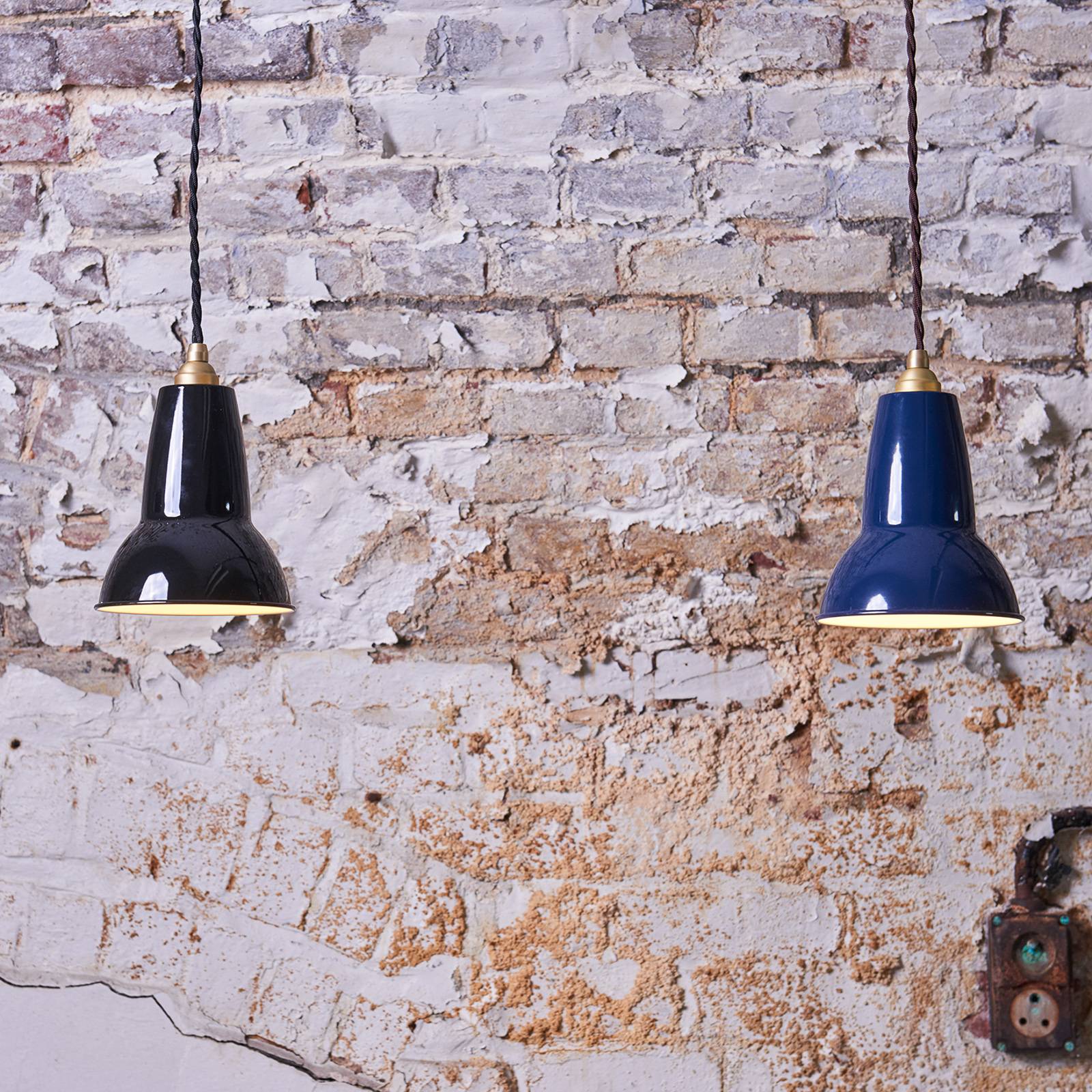Anglepoise Original 1227 Brass-riippuvalo, sininen