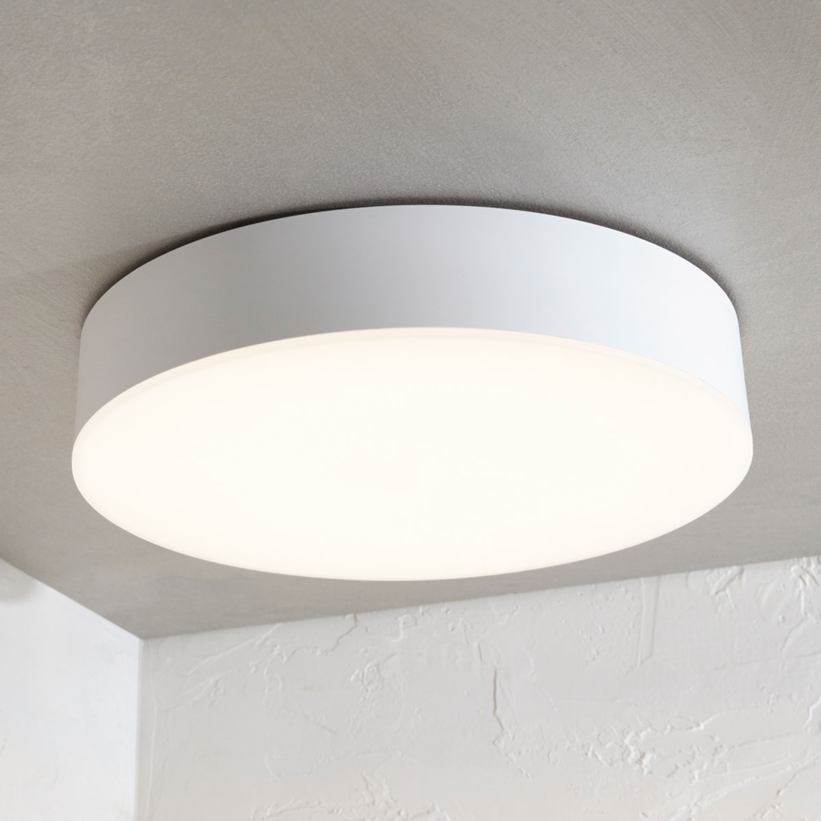 LED-ulkokattovalaisin Lahja, IP65, valkoinen