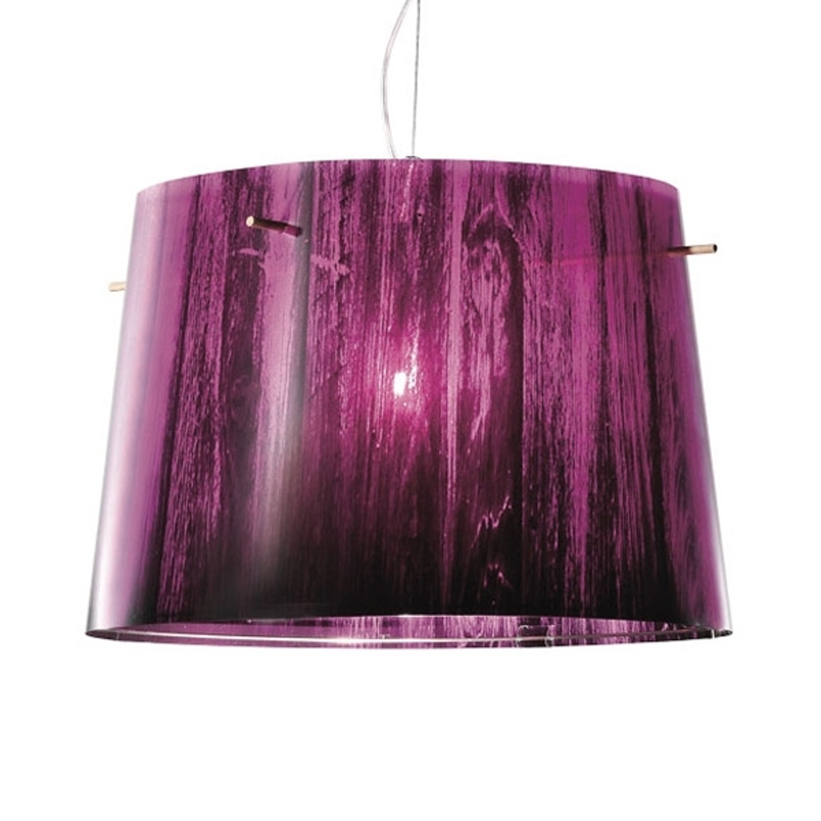 Kauniisti värikäs - Woody-riippuvalaisin, purppura