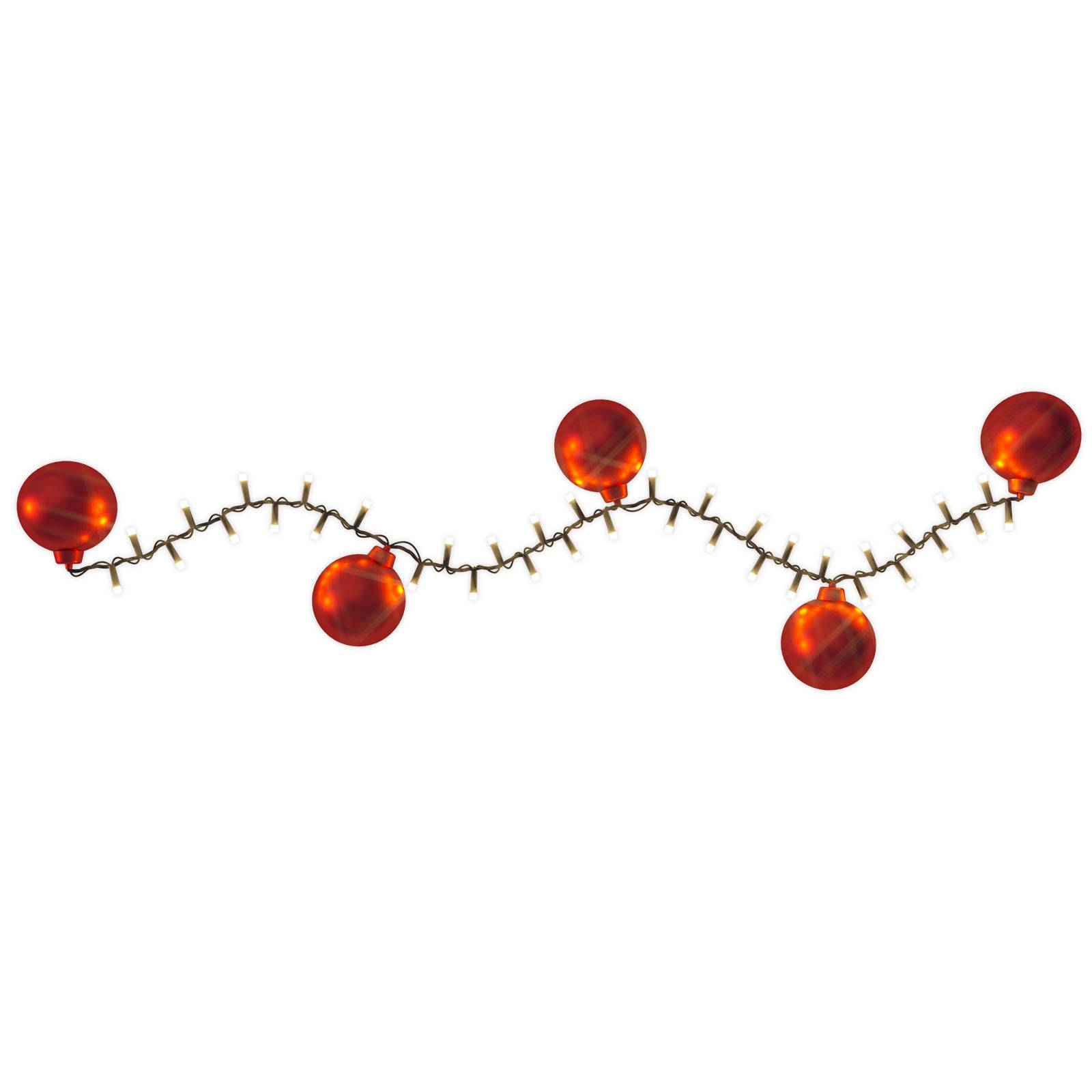 LED-valoketju 2in1, Cranberry red, 550 LEDiä