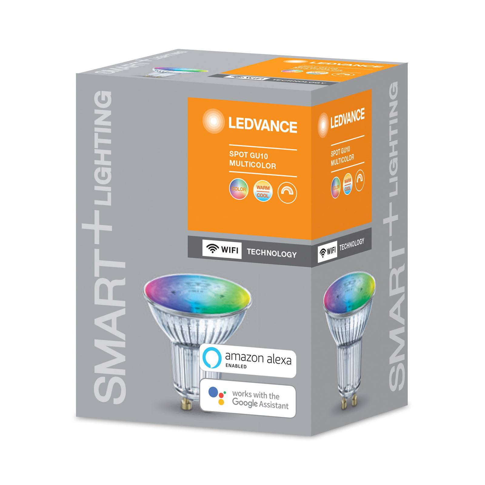 LEDVANCE SMART+ WiFi GU10-heijastin 5W 45° RGBW