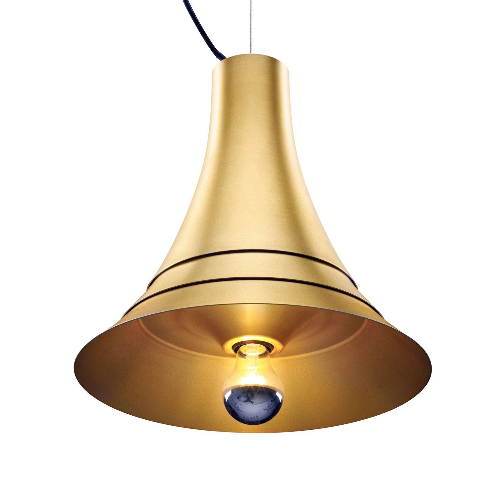 SLV Bato 35 -riippuvalo E27 messinki Ø 35 cm