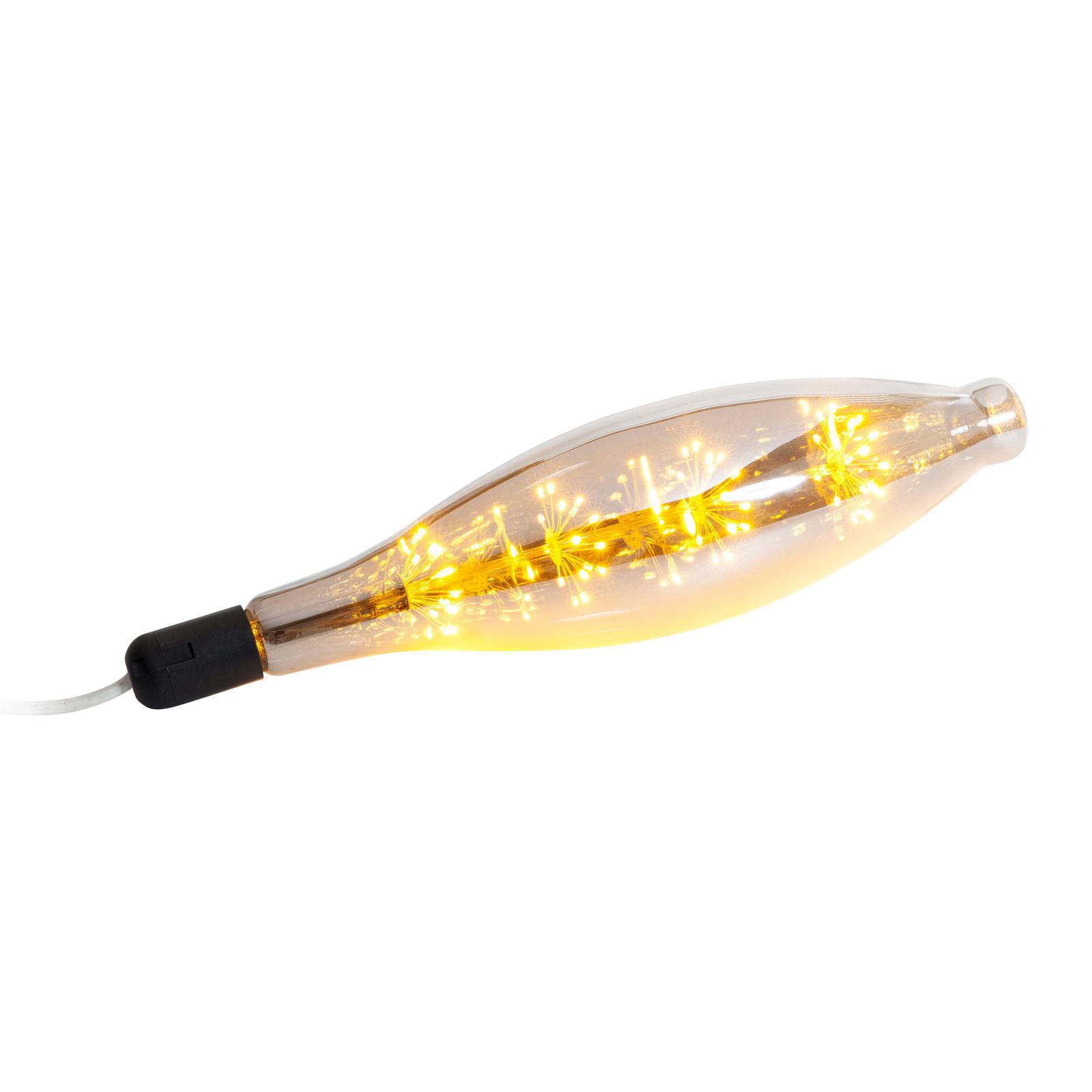KARE-LED-lamppu E27 3 W 2 200 K Fireworks pitkä