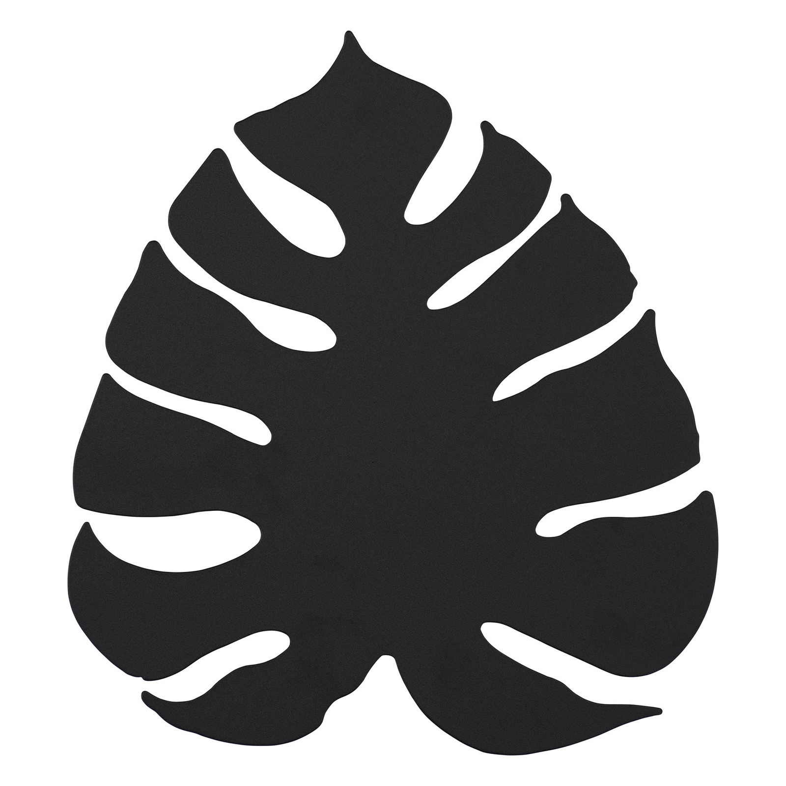 LED-lehtiseinävalaisin Monstera, musta