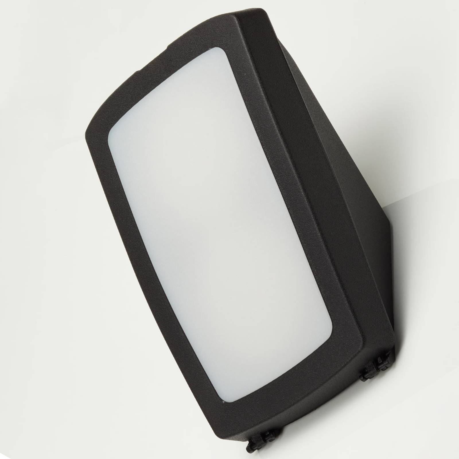 LED-ulkoseinälamppu Germana, musta, 2 x 7W CCT