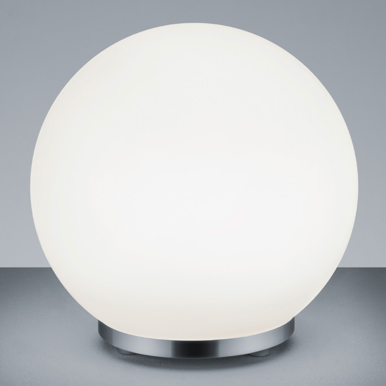 George - pyöreä lasinen pöytävalaisin, kaukosäädin