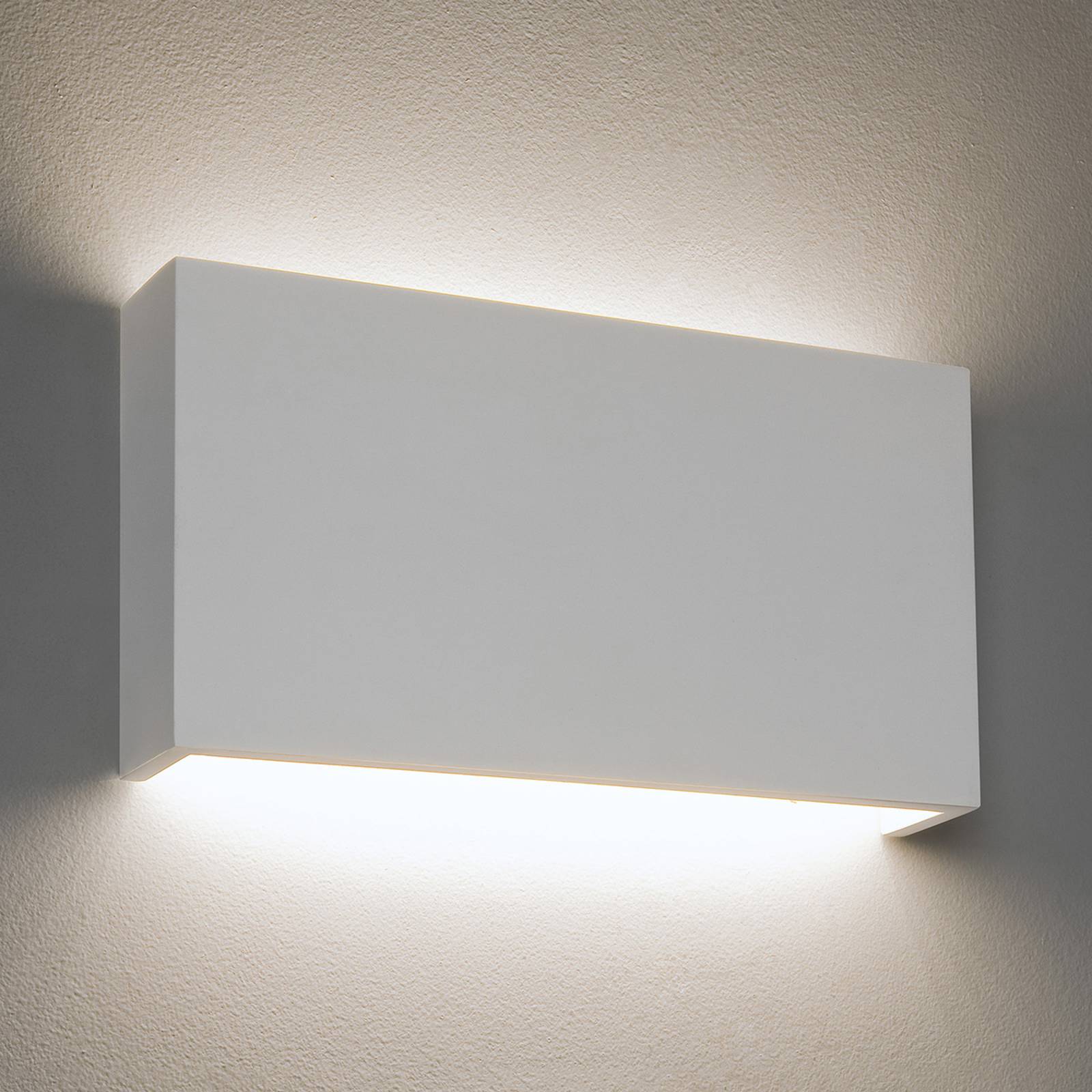 Astro Rio 325 -LED-seinäl., kipsiä 2°700 K, him.