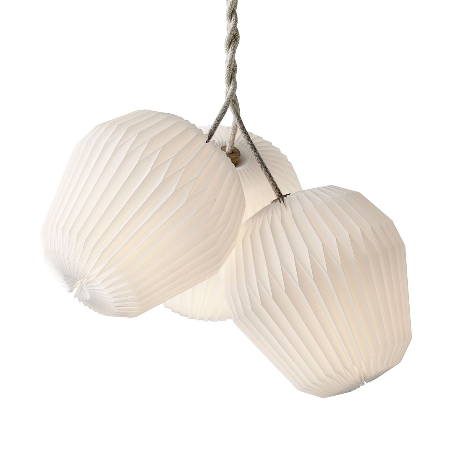 LE KLINT The Bouquet -riippuvalo, 3-lamp. Ø35cm
