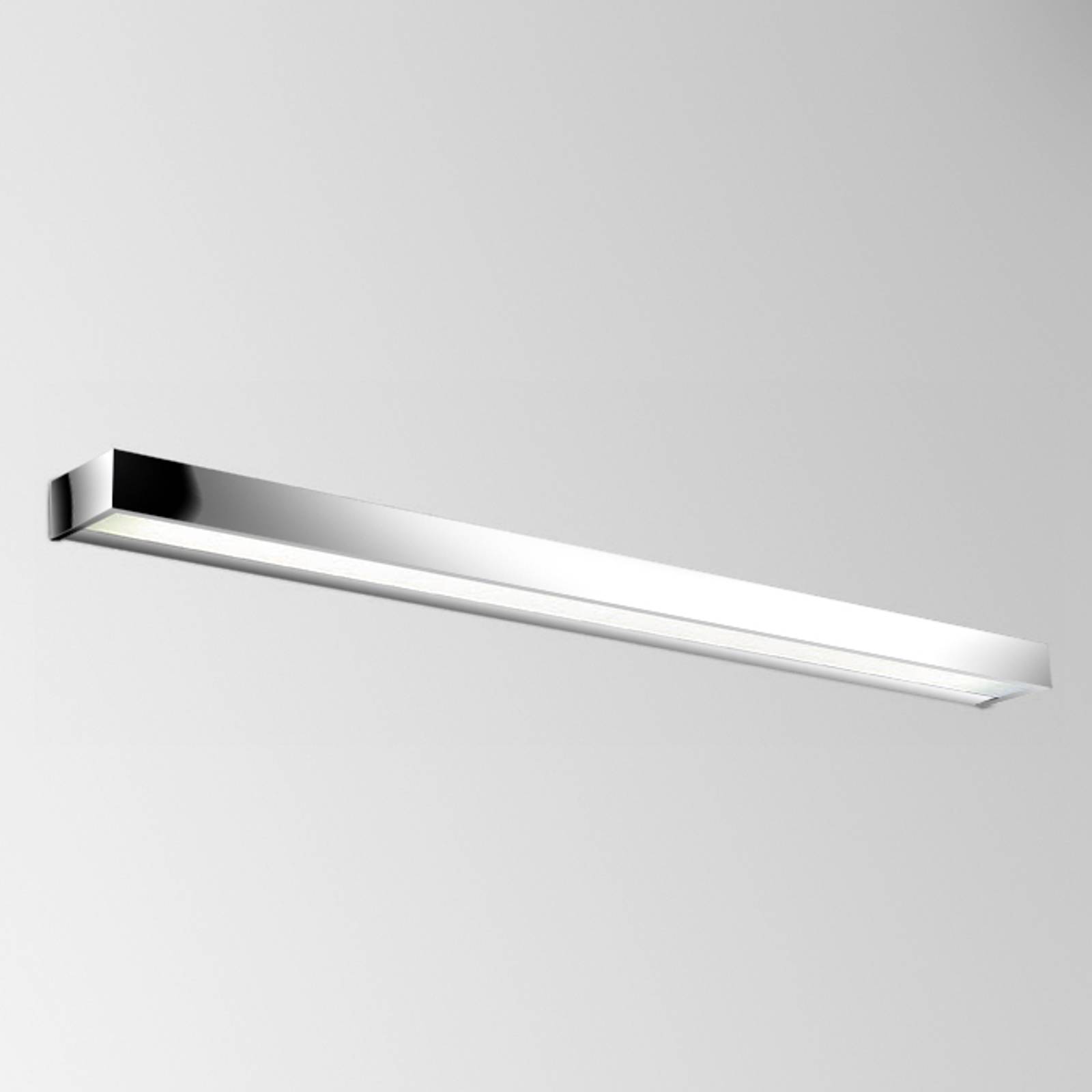 Verraton LED-seinävalaisin Apolo, 120 cm, kromi