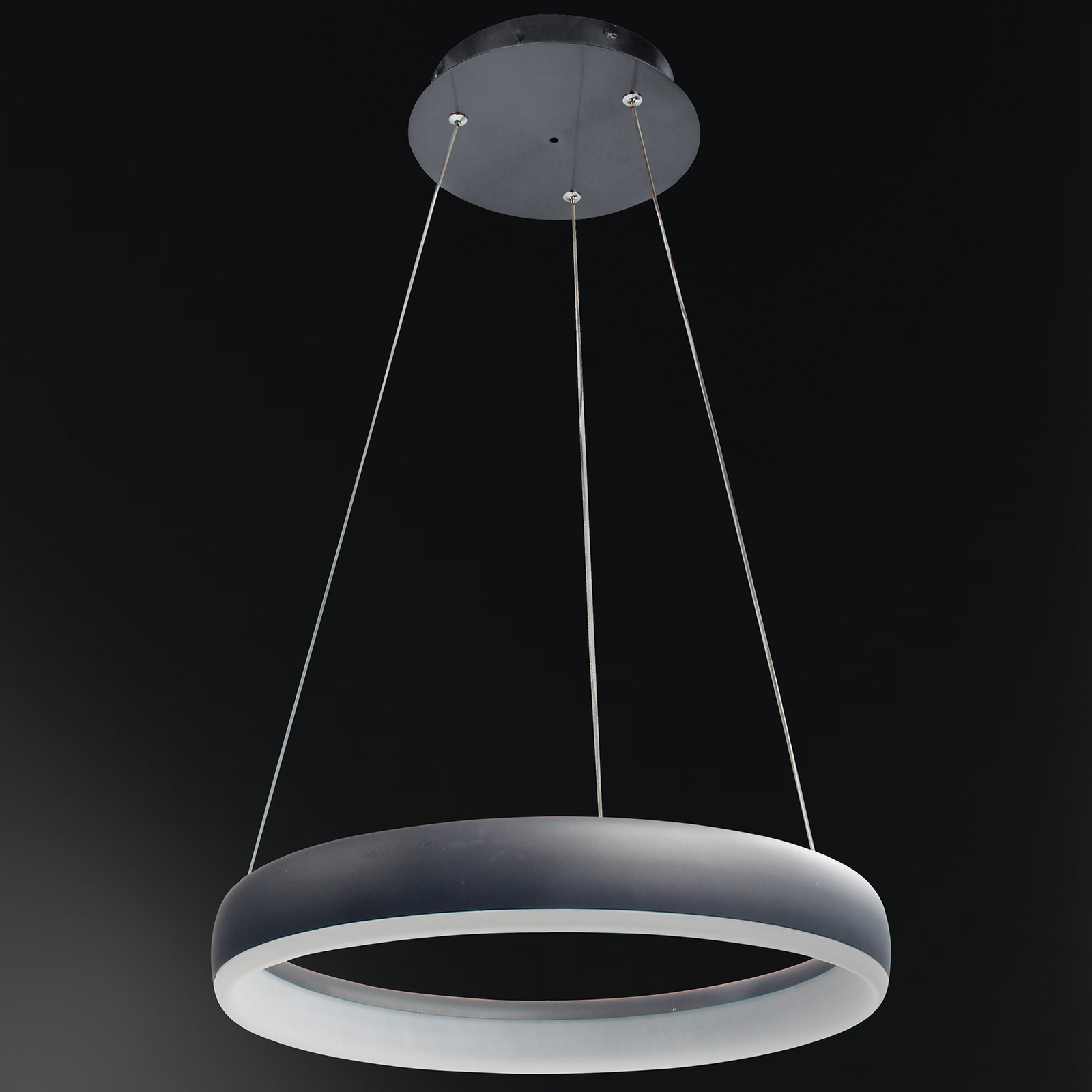WiZ Clint LED-riippuvalaisin musta, Ø 40 cm