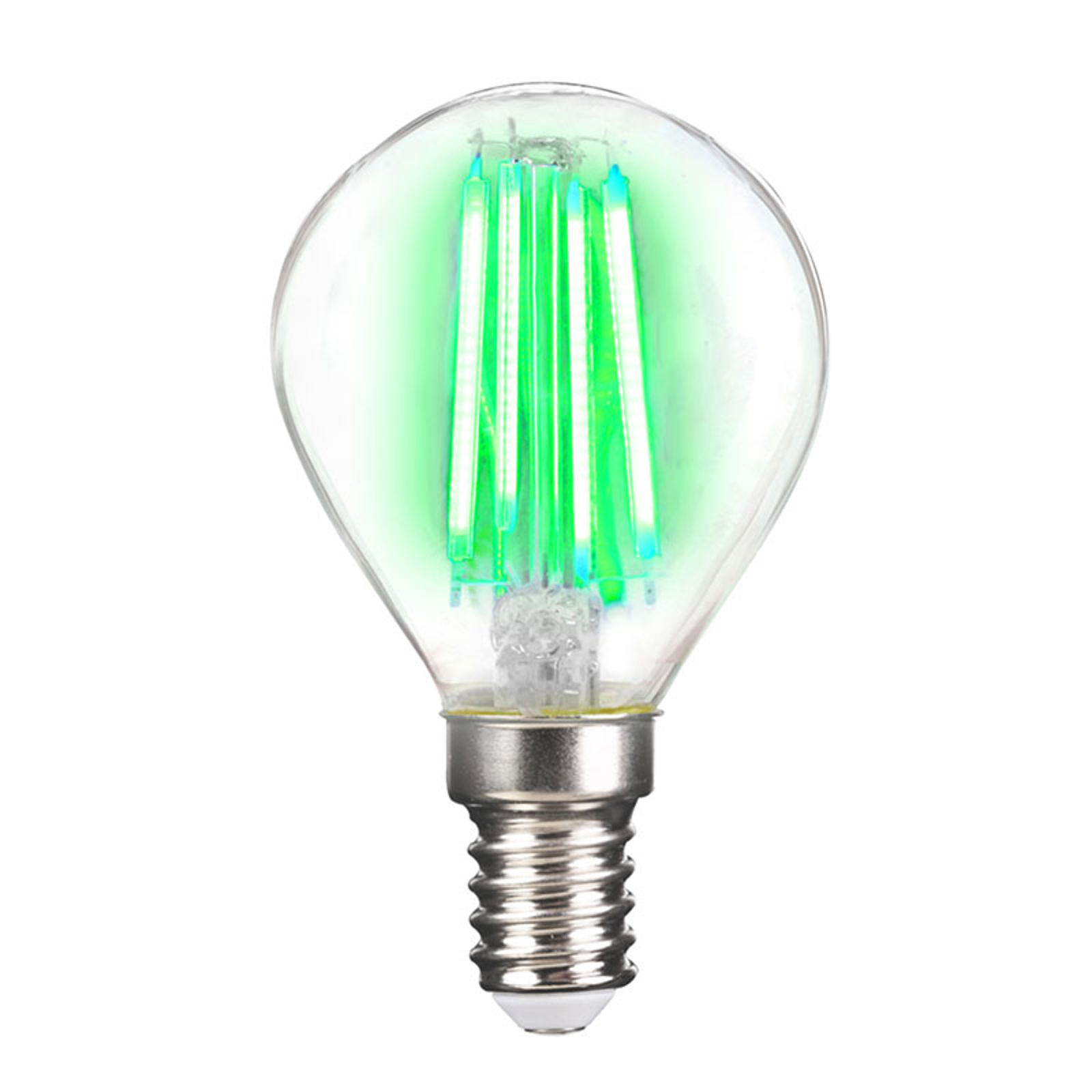 LED-lamppu E14 4W filament, vihreä