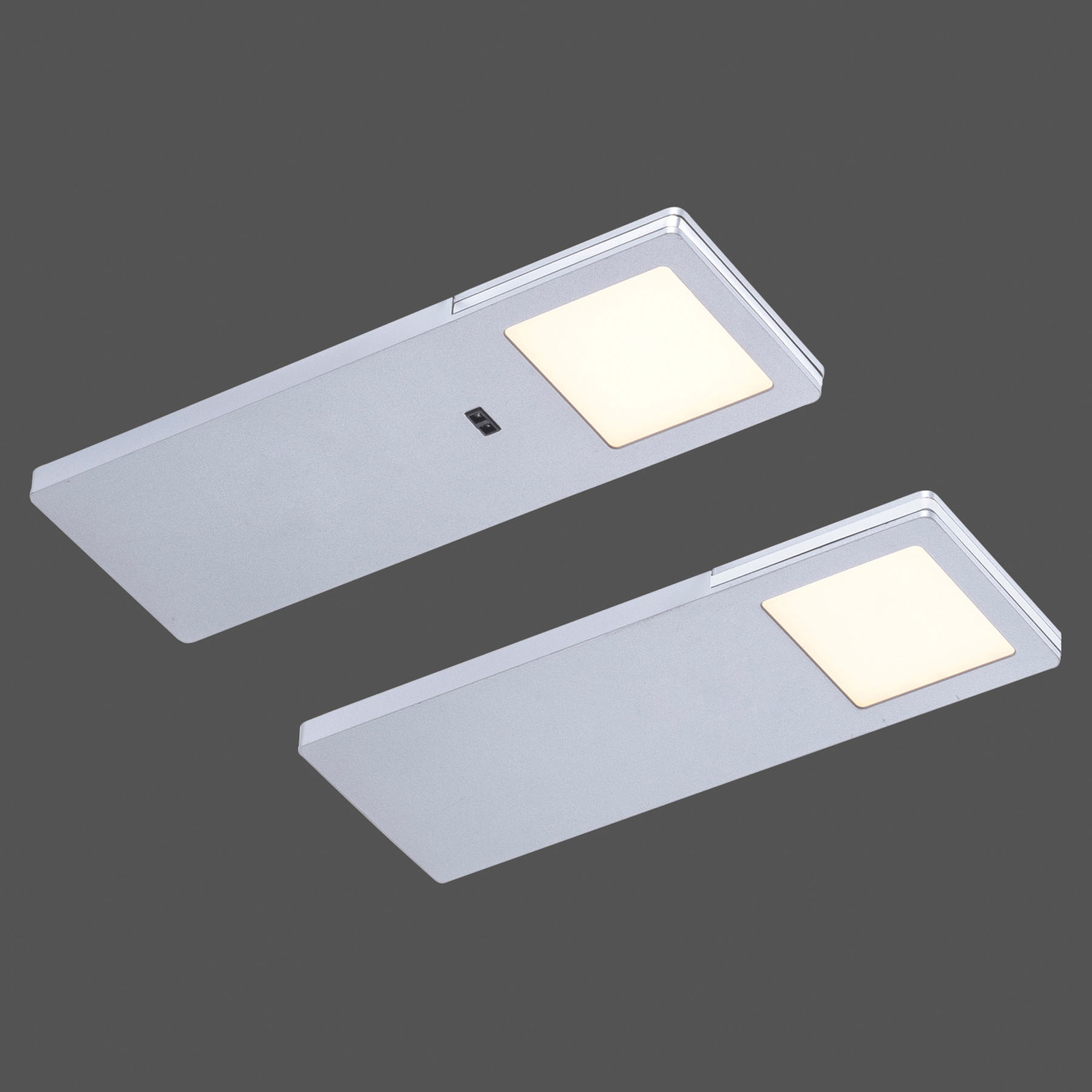 LED-kaapinalusvalaisin Amon, 2 kpl, kulmikas