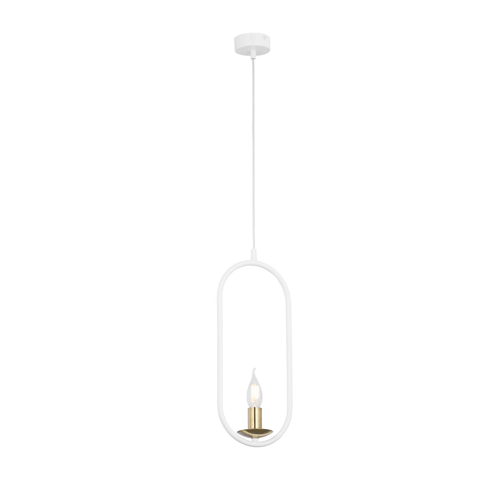 Riippuvalo Candle, 1-lamppuinen, valkoinen
