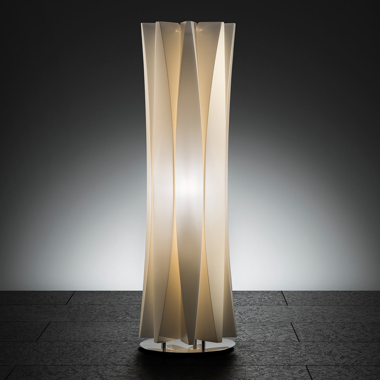 Aistikas BACH-pöytävalaisin, korkeus 73 cm, kulta