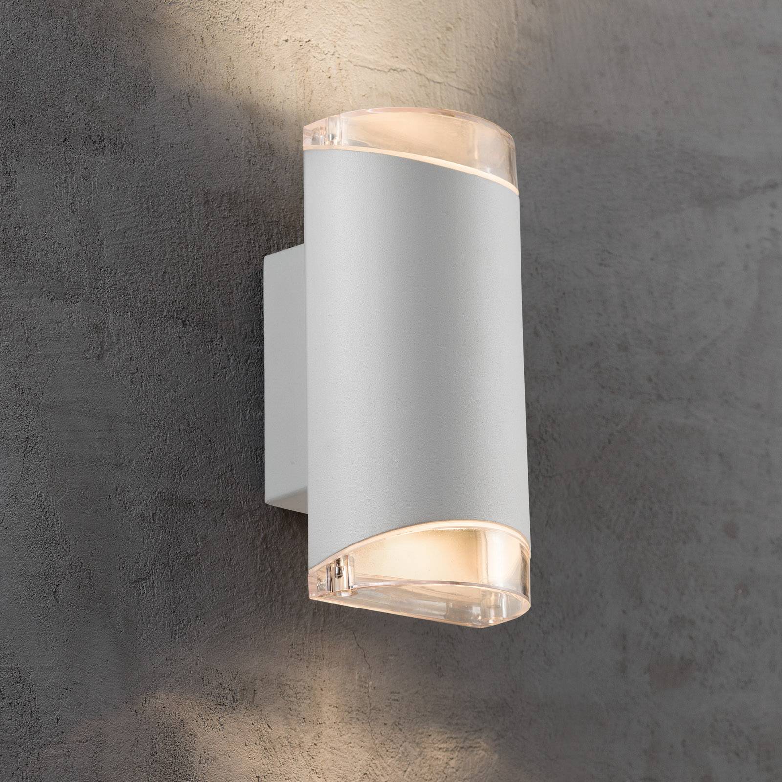 Ulkoseinävalaisin Arn, kaksilamppuinen, valkoinen