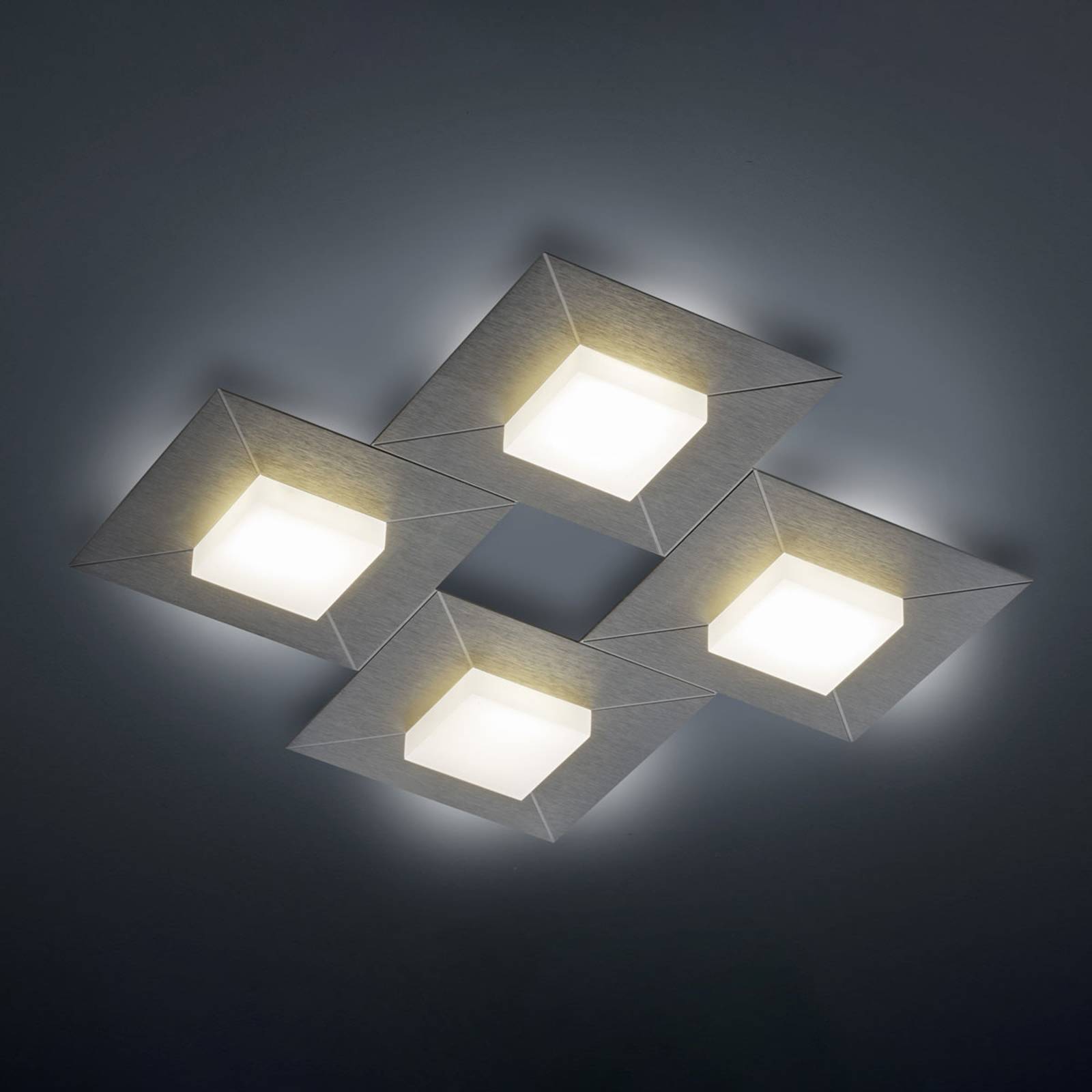 BANKAMP Diamond kattovalo, 42x42cm, antrasiitti