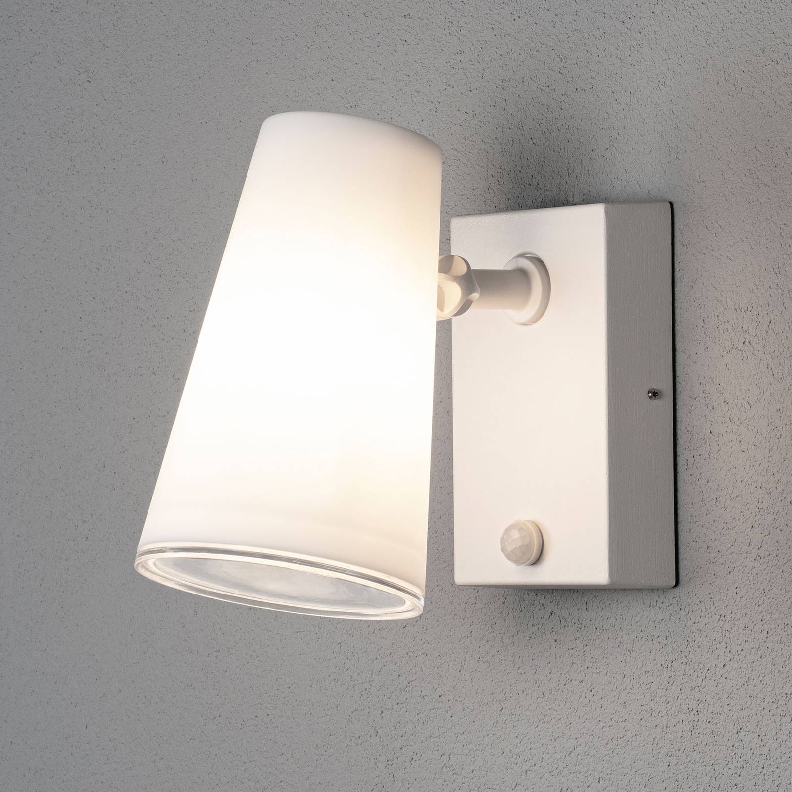 LED-ulkoseinäkohdevalo Fano liiketunnistimella
