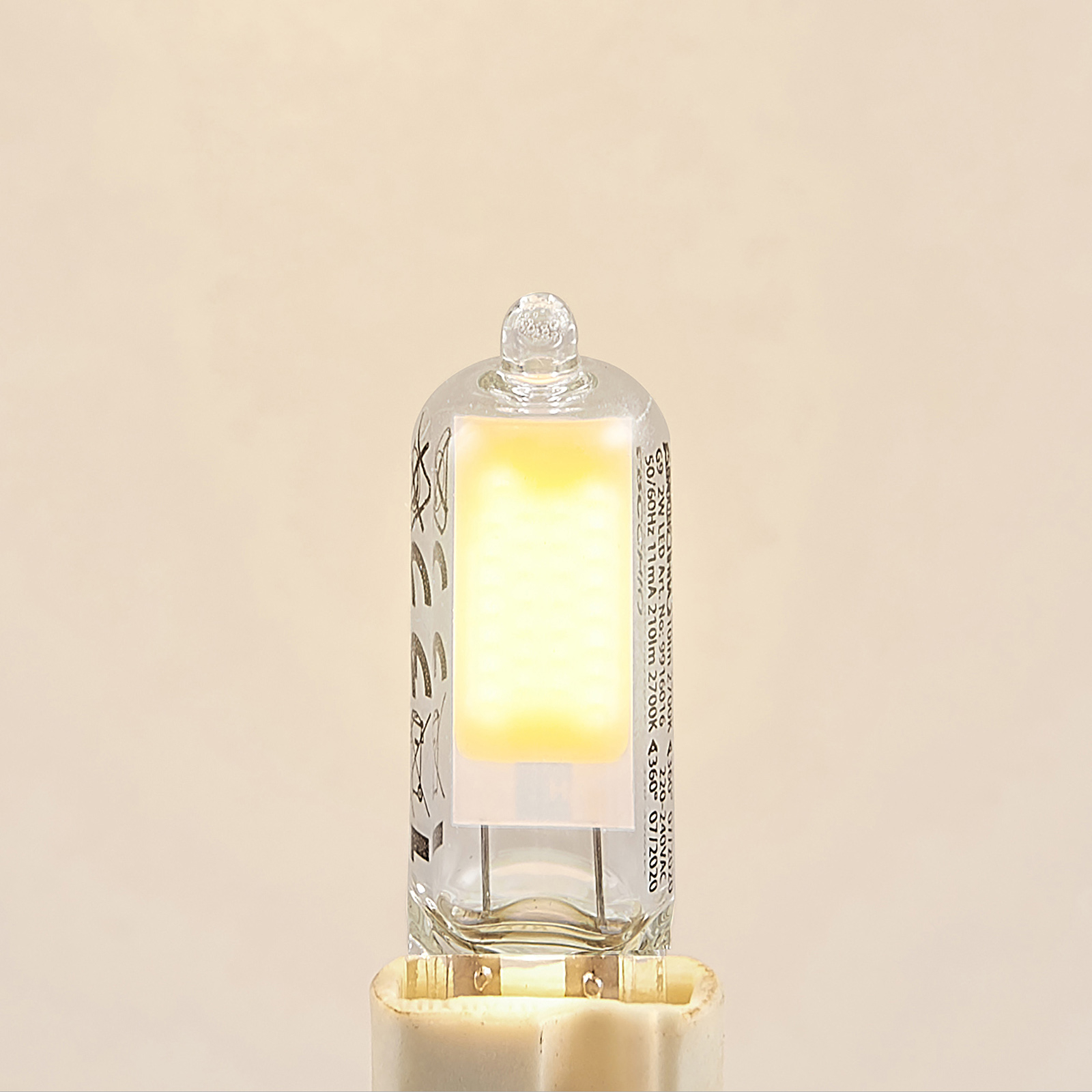 Arcchio - kaksikantainen LED-lamppu G9 2W 2 700 K