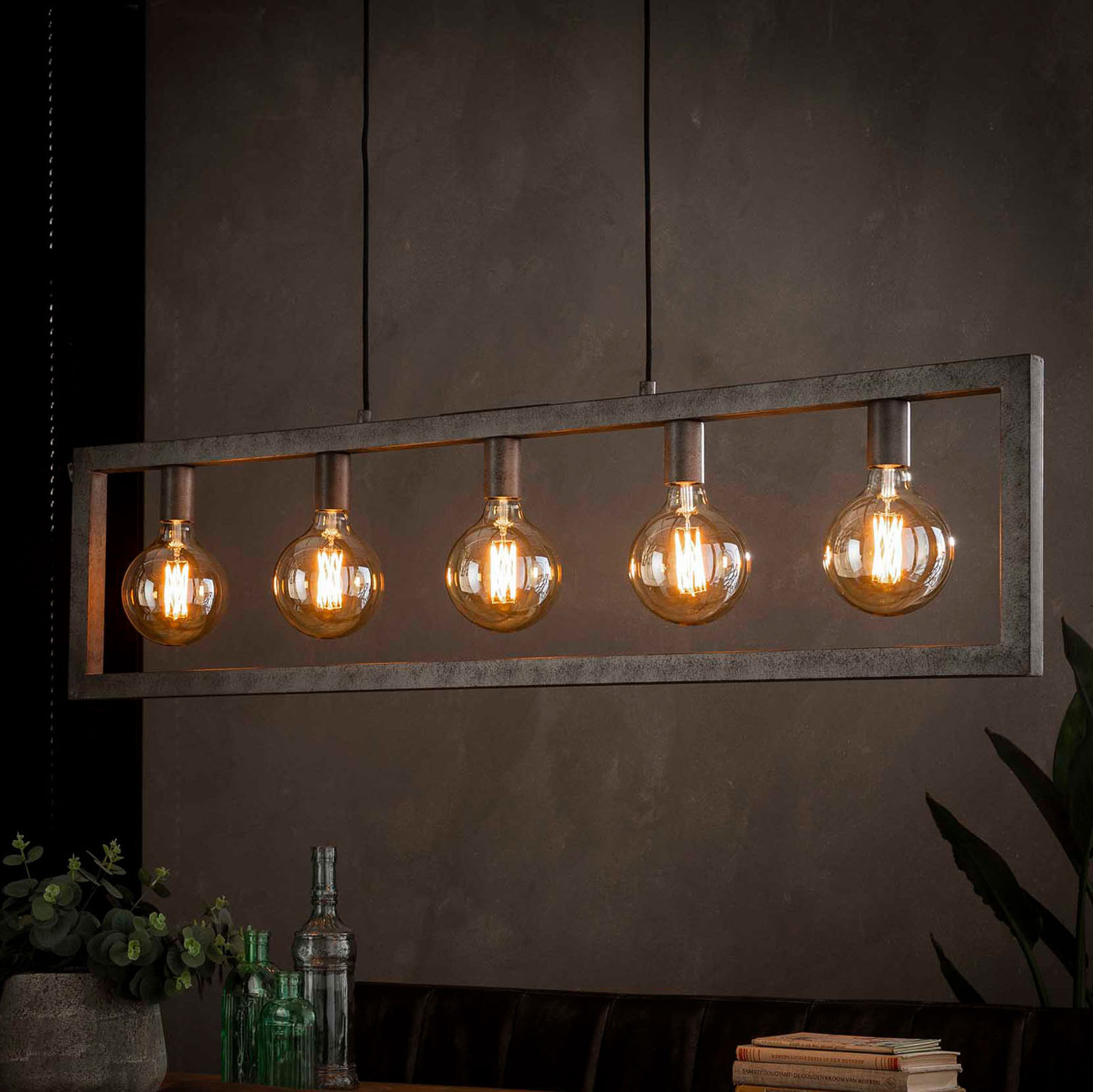 Riippuvalaisin Portalight, viisilamppuinen