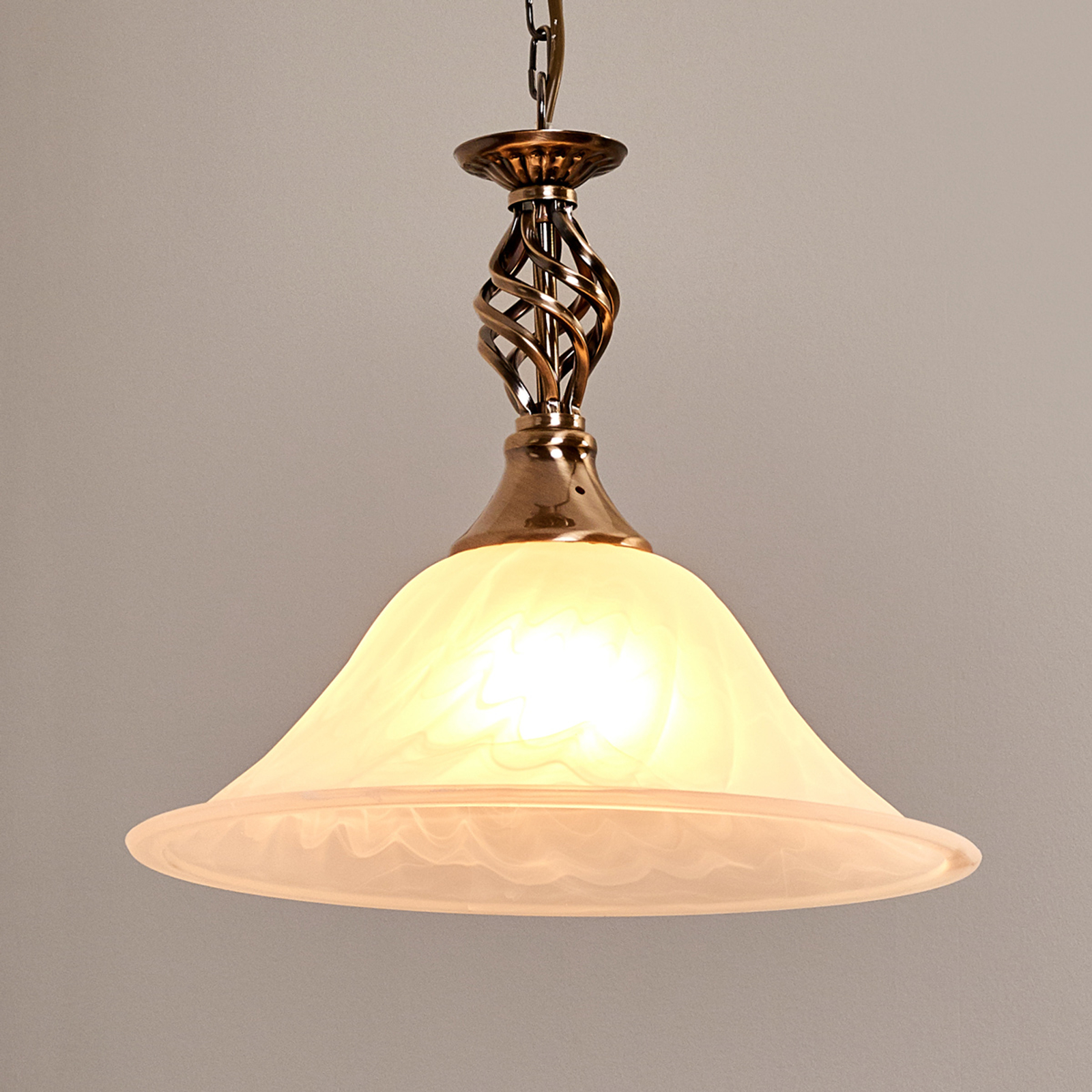 1-lamp. vanhamessinkinen CAMEROON-riippuvalaisin