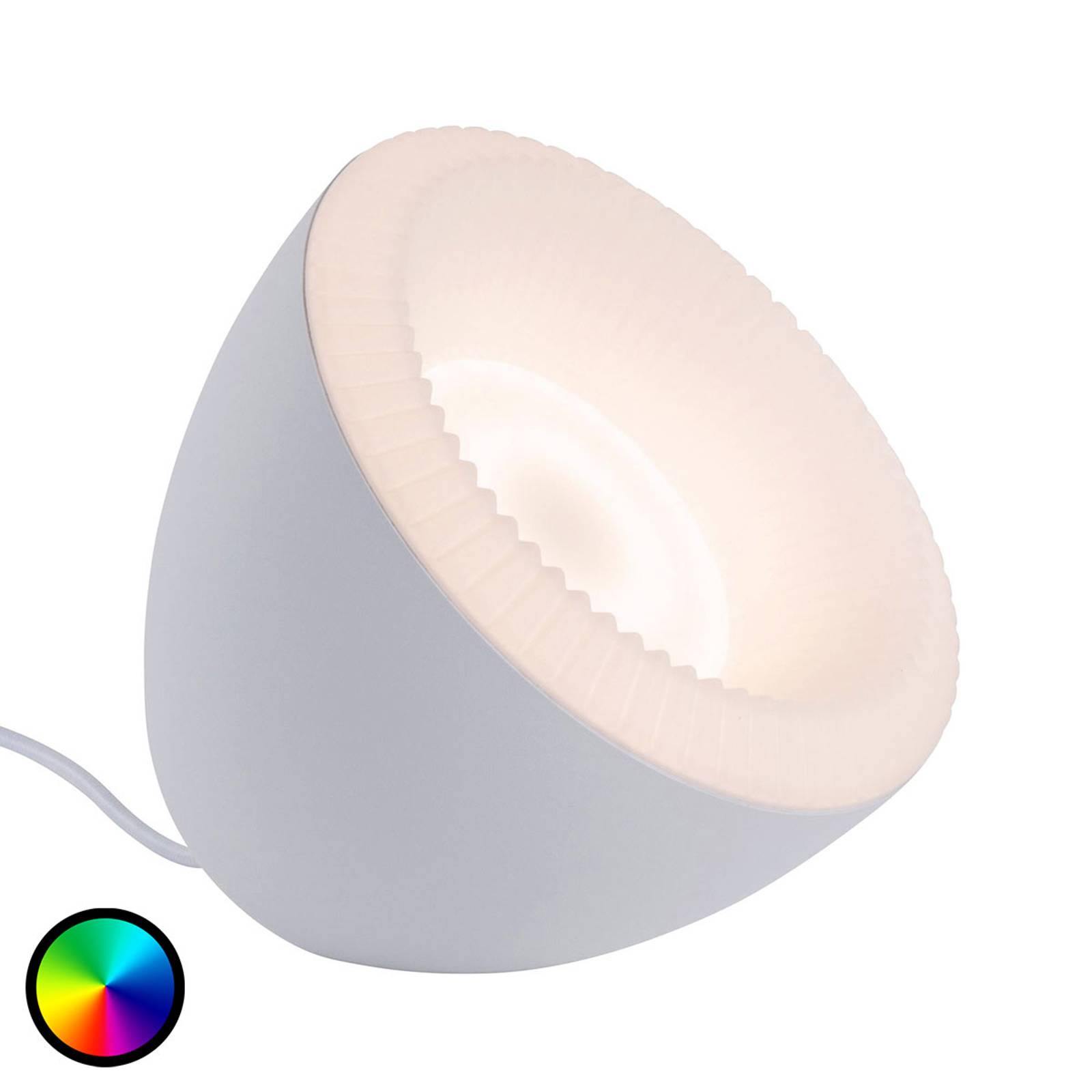 Paulmann Bluetooth Cornus -LED-pöytälamppu RGBW