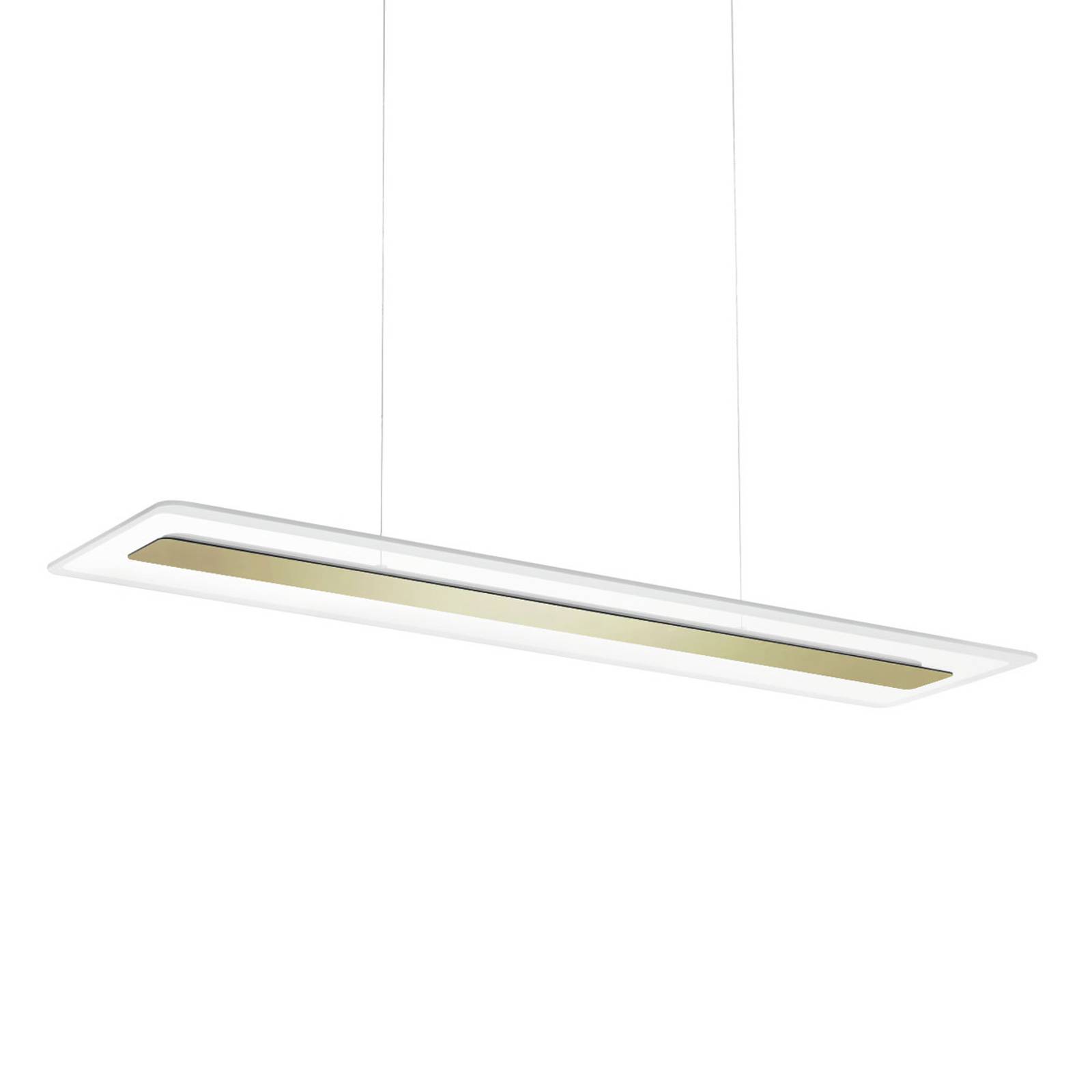 LED-riippuvalaisin Antille lasia, kulta