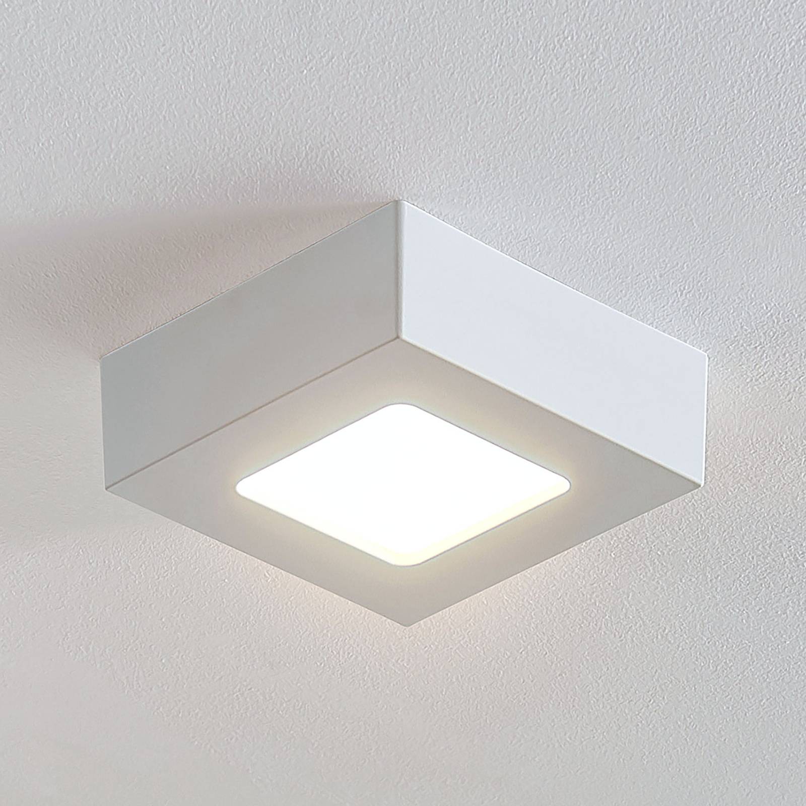 LED-kattovalo Marlo valk. 3000K kulmikas 12,8cm